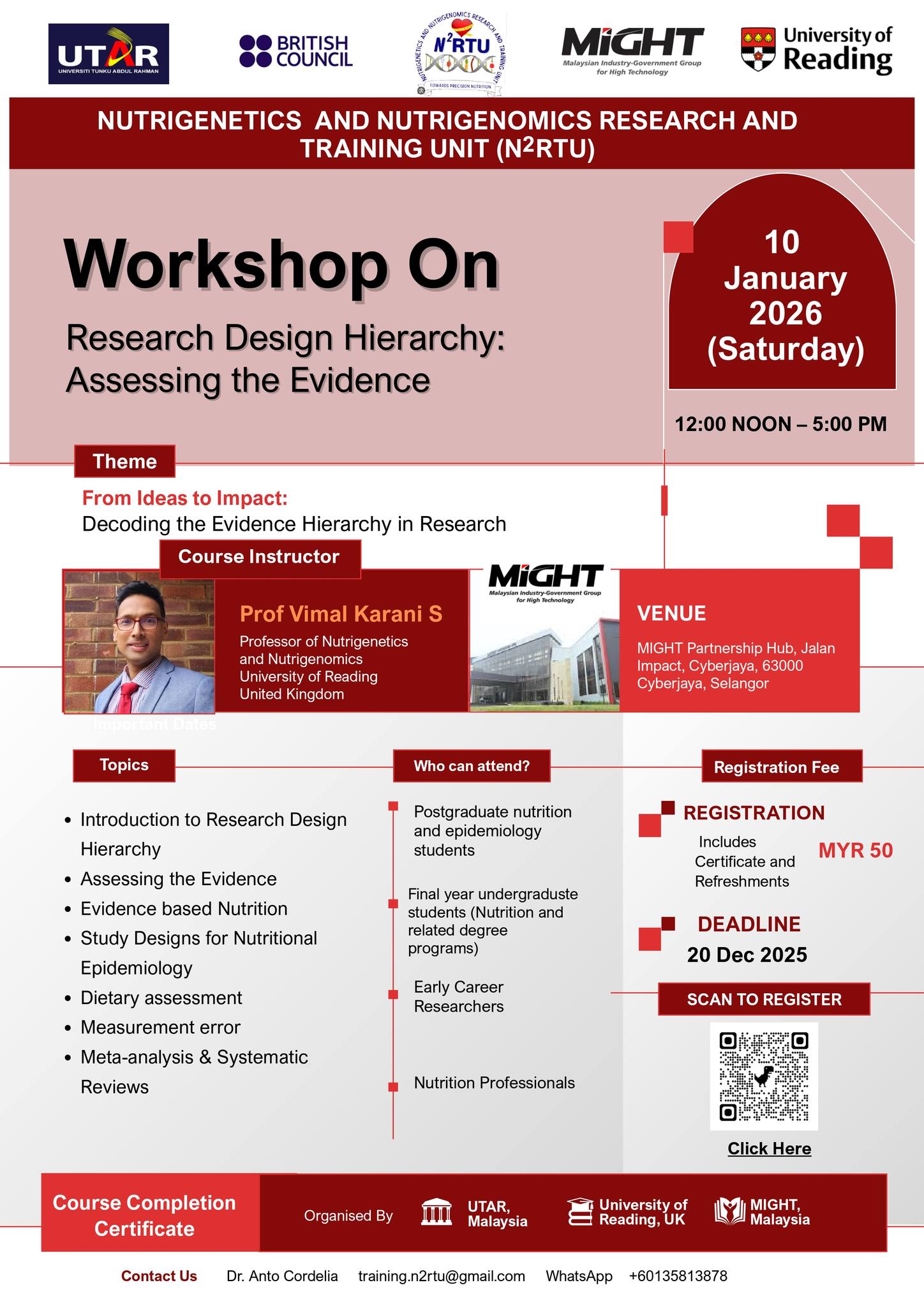 UTAR - 🎙️Workshop on Research Design Hierarchy: Assessing the Evidence ...