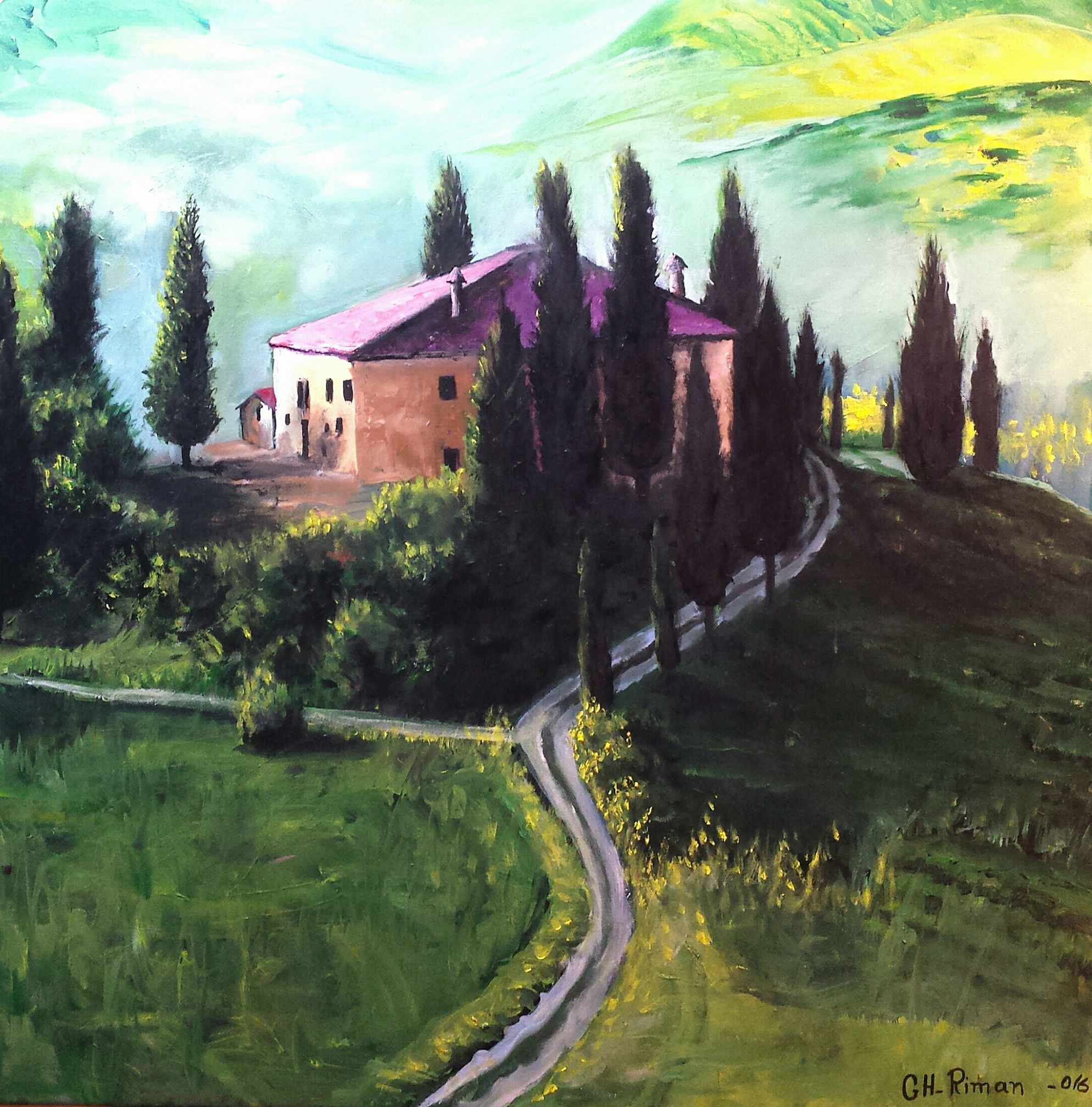 Riman's Art - Awesome Italy. My oil painting after my... | Facebook