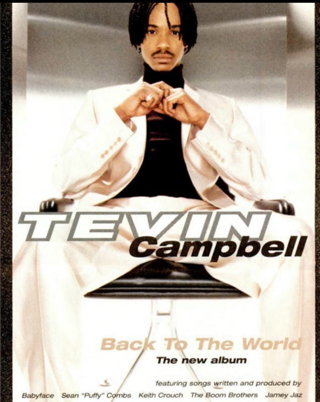 Tevin Campbell's third studio album 'Back to the World' released