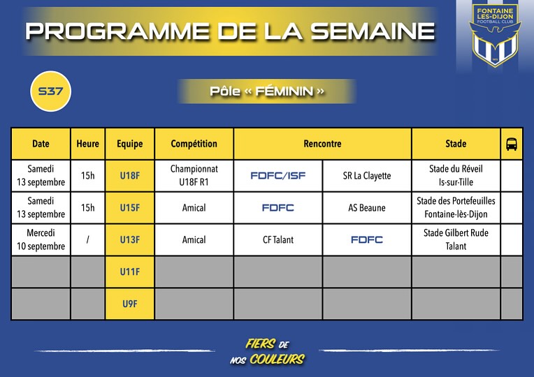 Fontaine Lès... - Fontaine Lès Dijon Football Club - FDFC