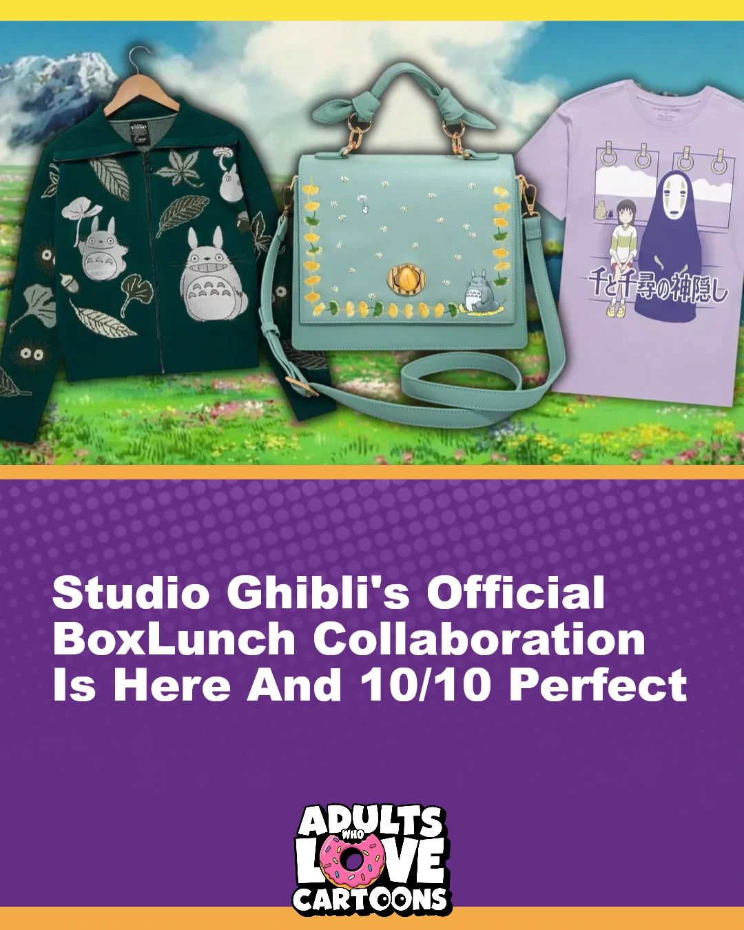 Studio Ghibli gets another BoxLunch collaboration. Read more! 👇