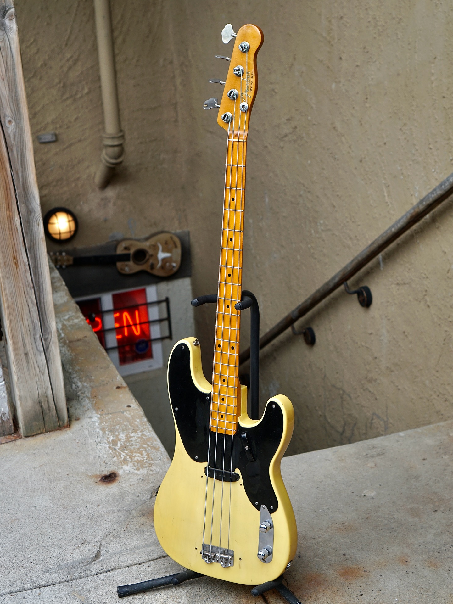 Via Bass Magazine Online: Donald “Duck” Dunn's 1958 Fender P-Bass.