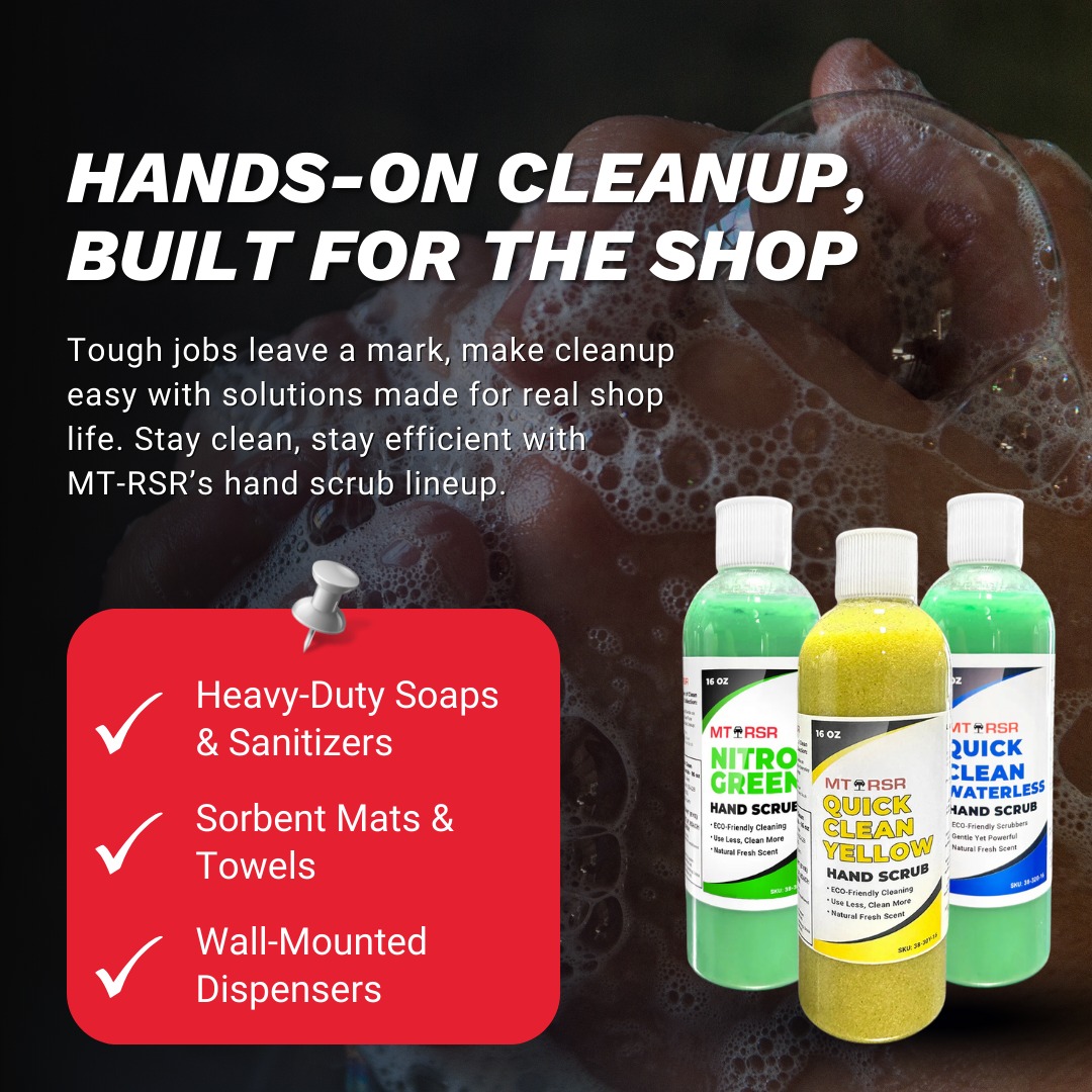 MT-RSR - Hands-on cleanup, built for the shop. From... | Facebook