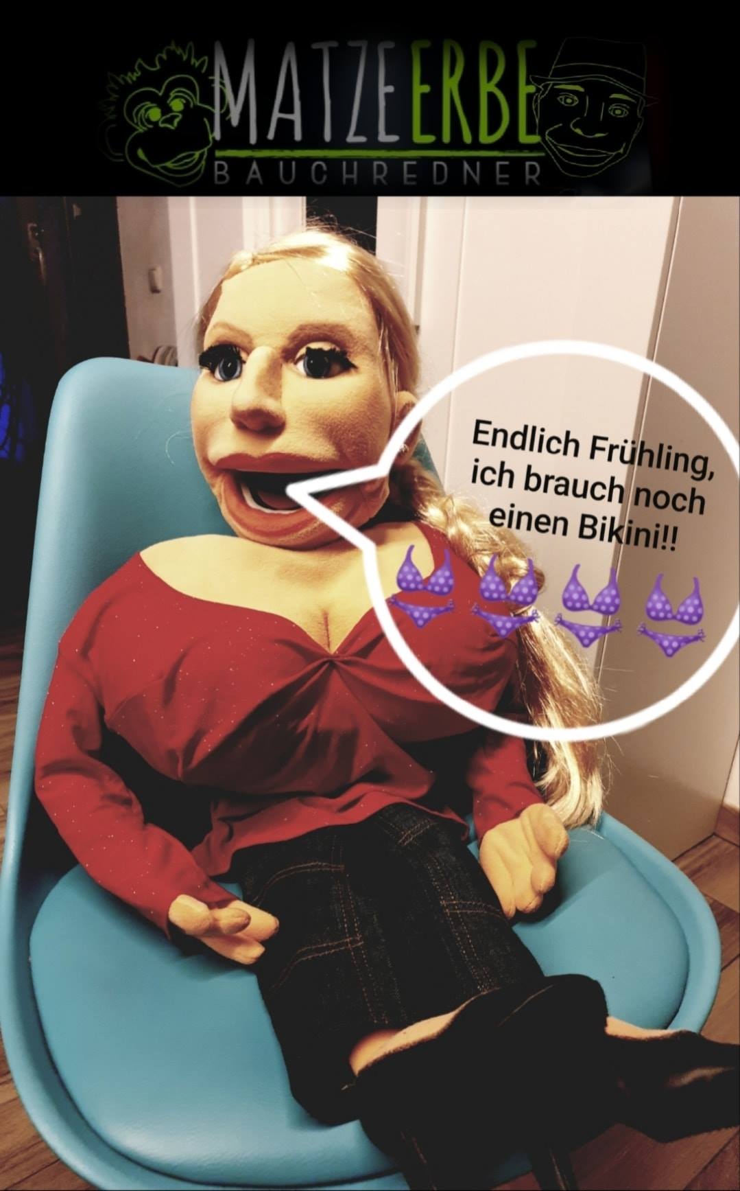 Endlich Fruhling Ich Wunsche Euch Matze Der Bauchredner