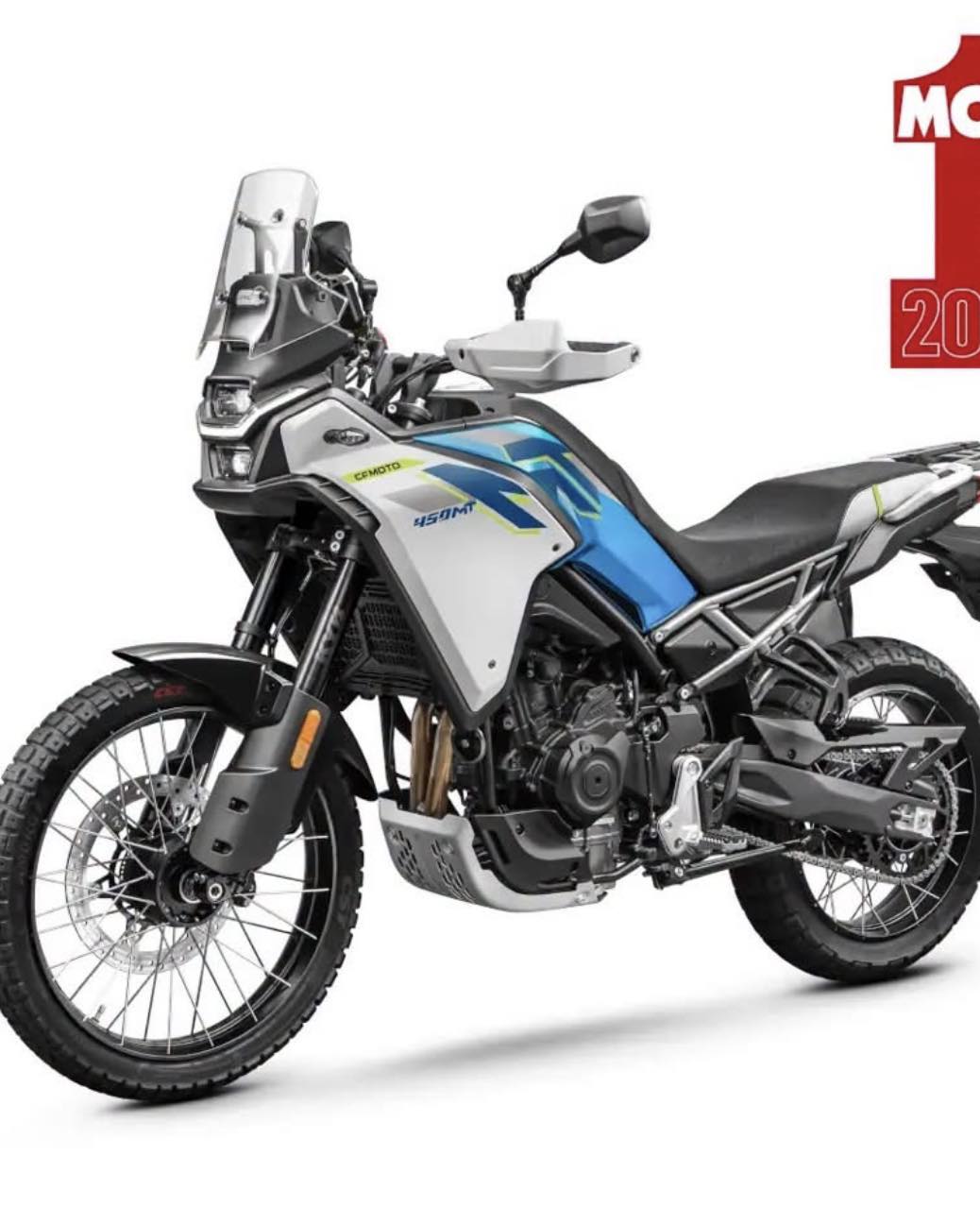 CFMoto 450 MT in Nebula Black and Zephyr Blue for sale