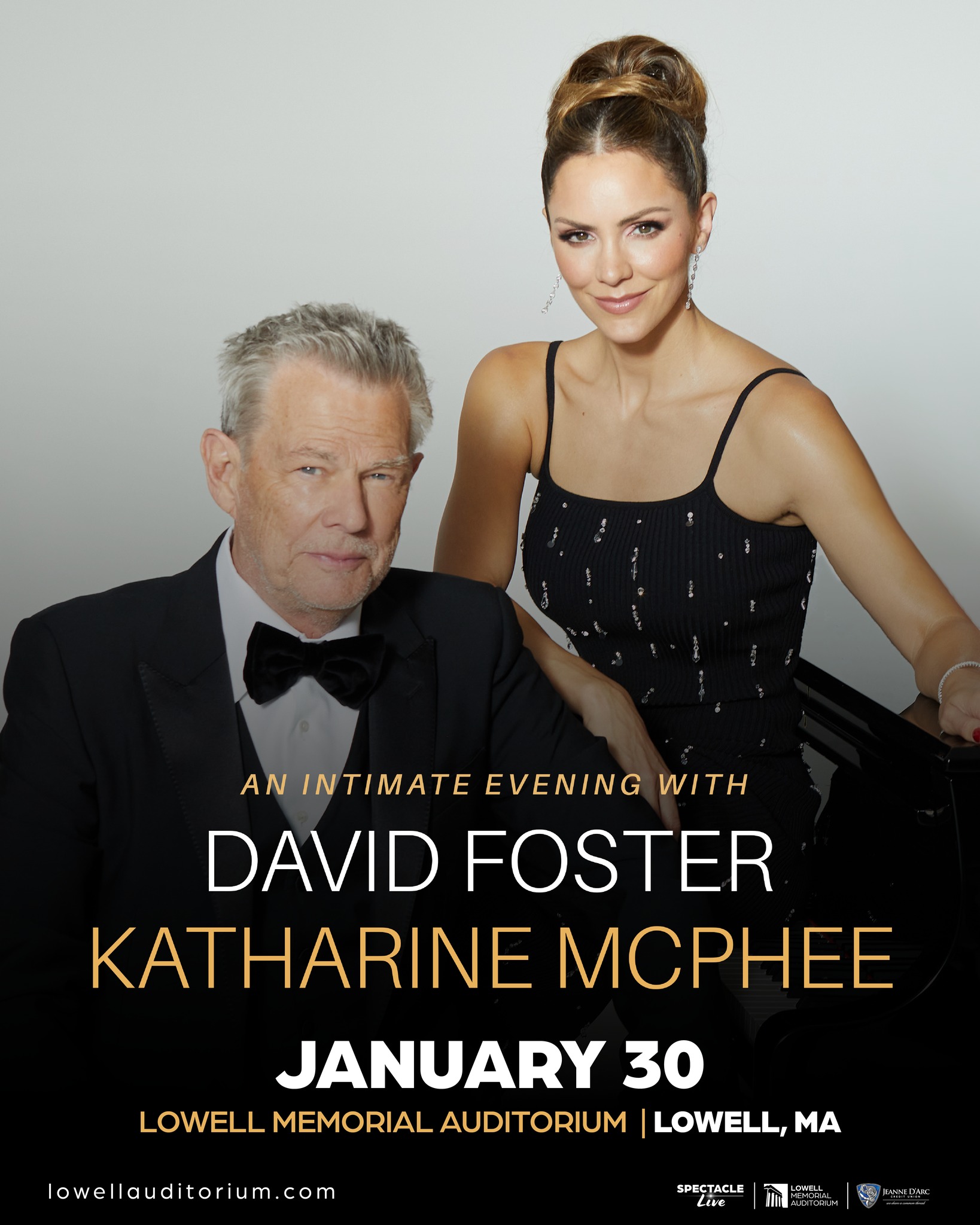 David Foster and Katharine McPhee in Lowell, MA
