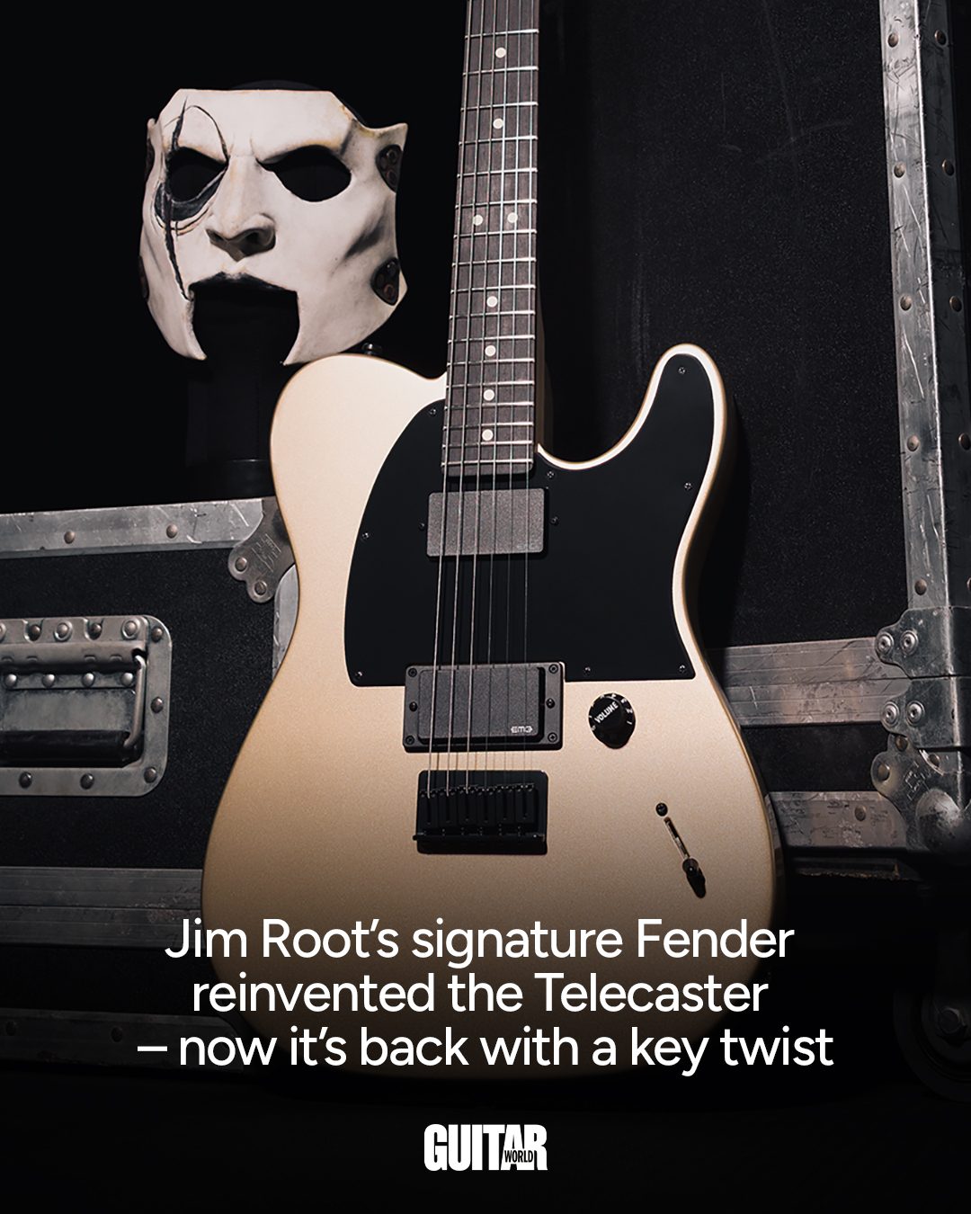 Jim Root's signature Fender Telecaster is back with a neat new