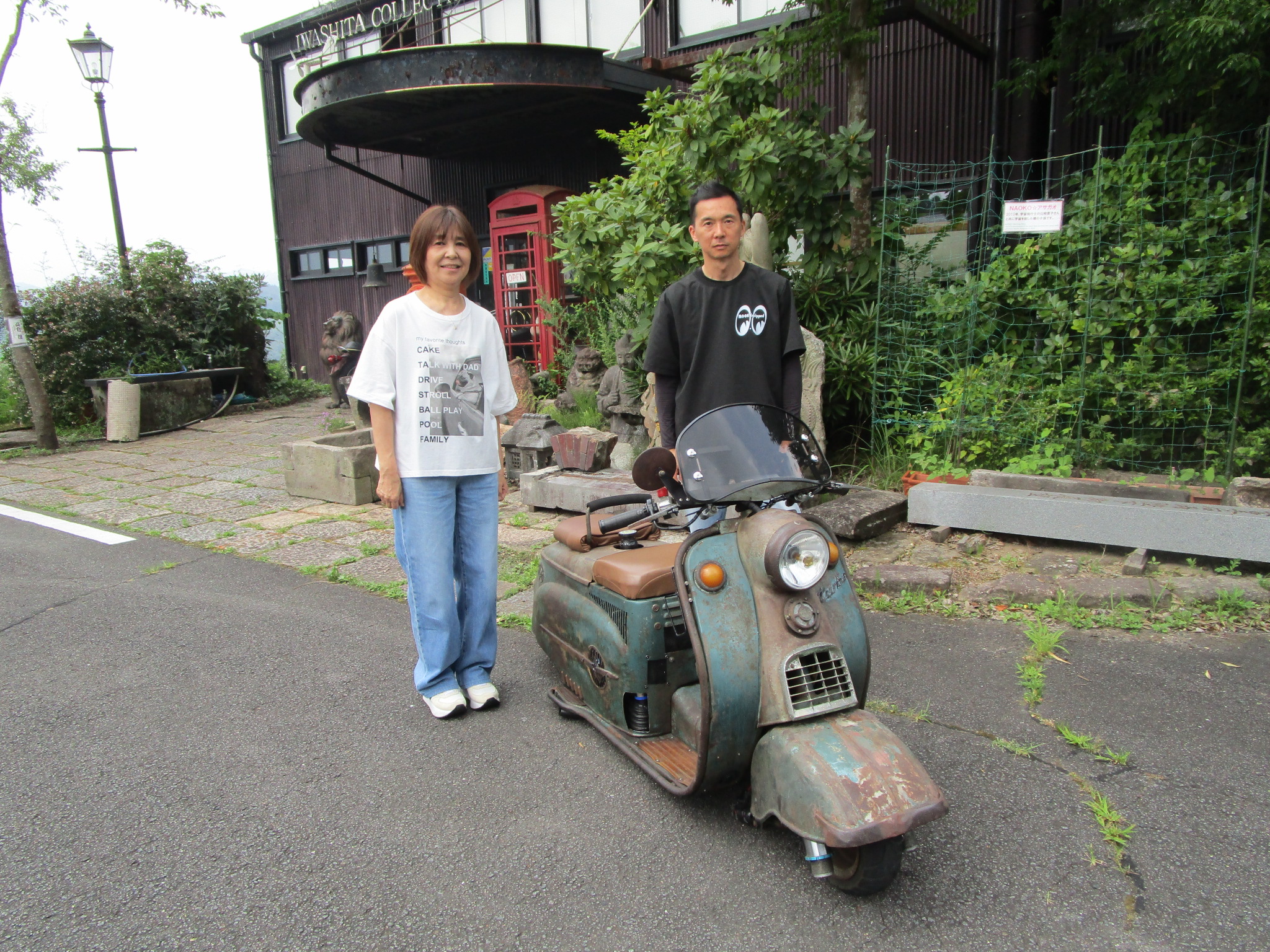 7月20日（月）の入館者、バイク限定モデルさんです！