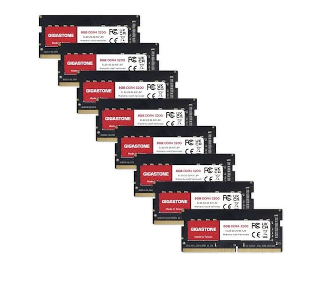 Kit RAM 16GB (2x8GB) DDR4 3200 MHz Pour PC Portable - Crucial SODIMM Non-ECC - Garantie à Vie - Neuf