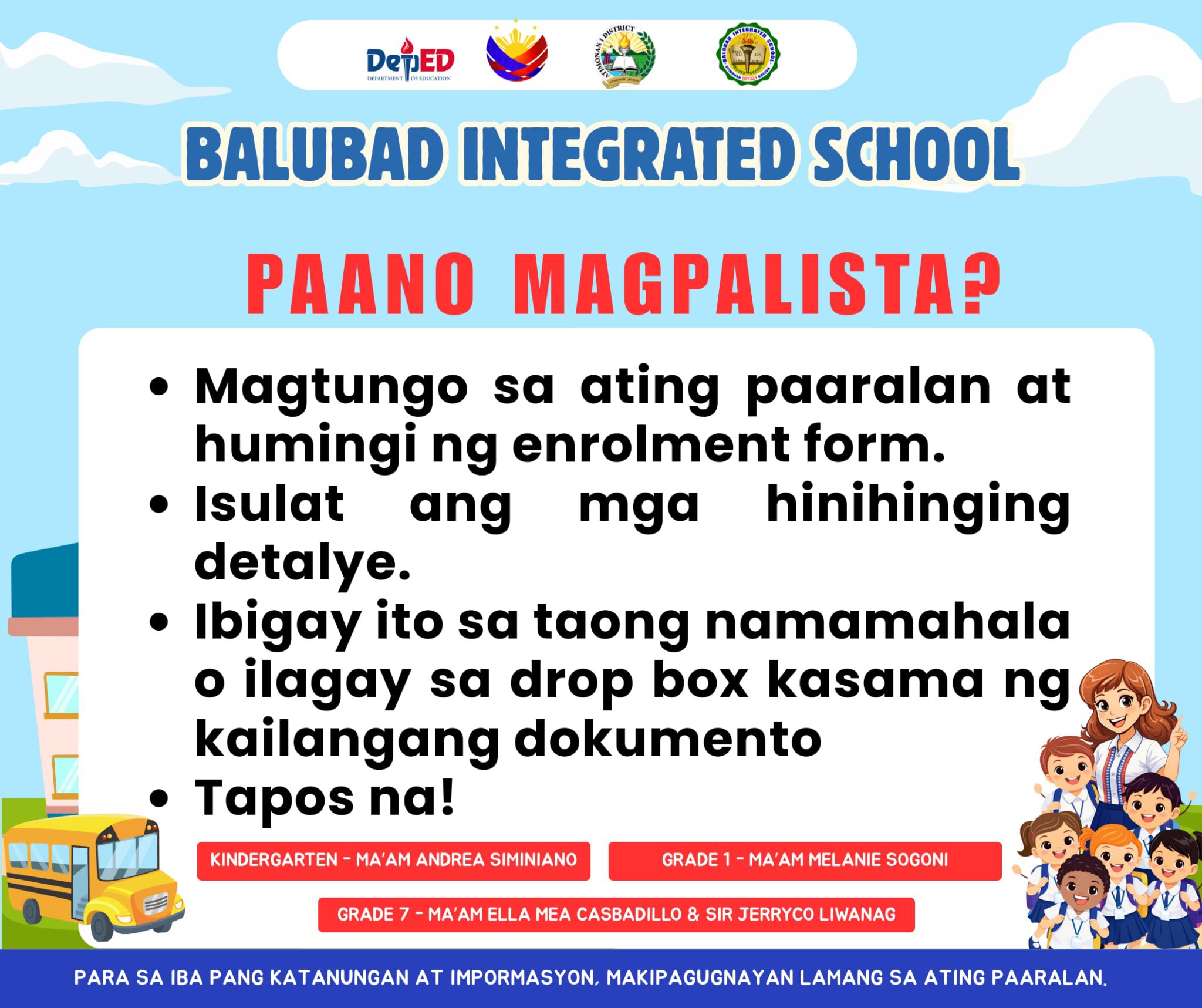 Deped Tayo... - Deped Tayo Balubad Integrated School- Quezon