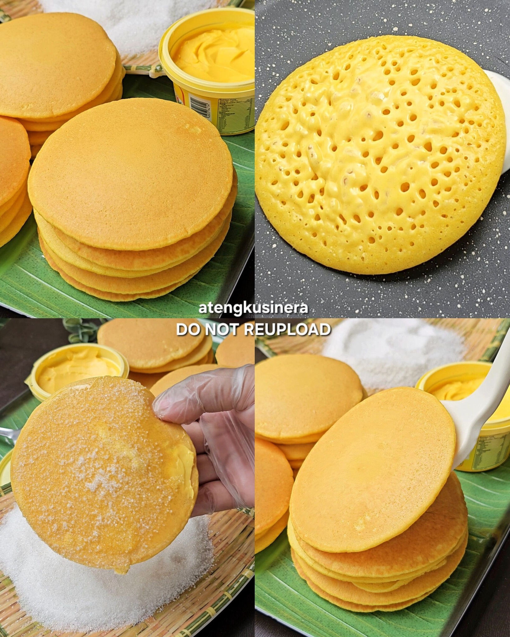 Ateng - PINOY HOTCAKE RECIPE ️🥞 INGREDIENTS: 2 large eggs 1 cup water 1 ...
