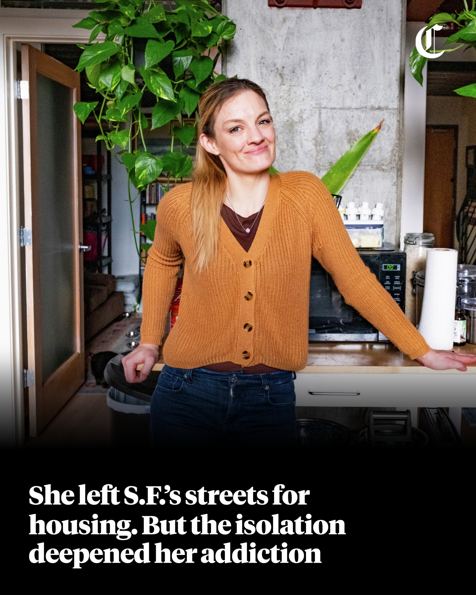 A formerly homeless San Francisco woman is at the center of a 