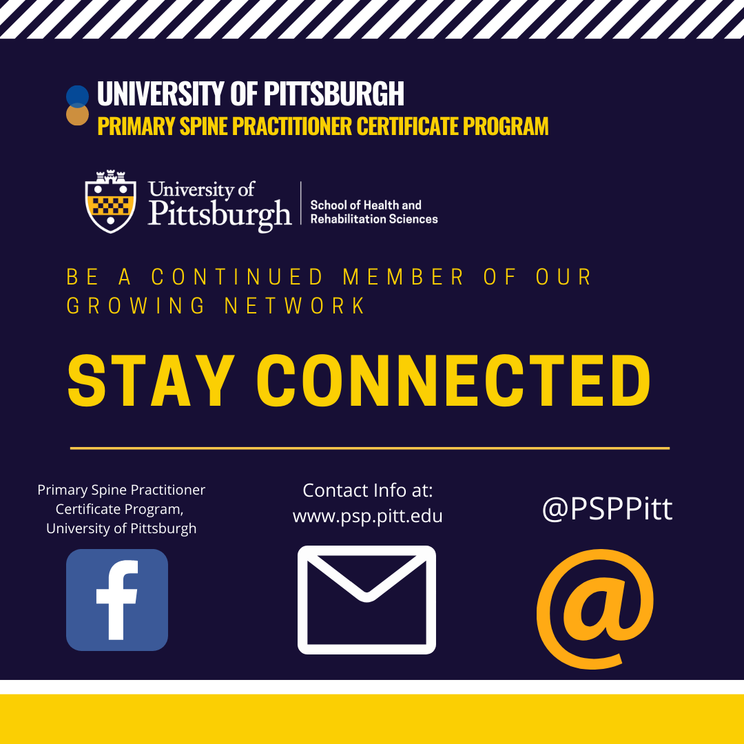 Don't be a stranger! Stay connected to our growing network of providers ...
