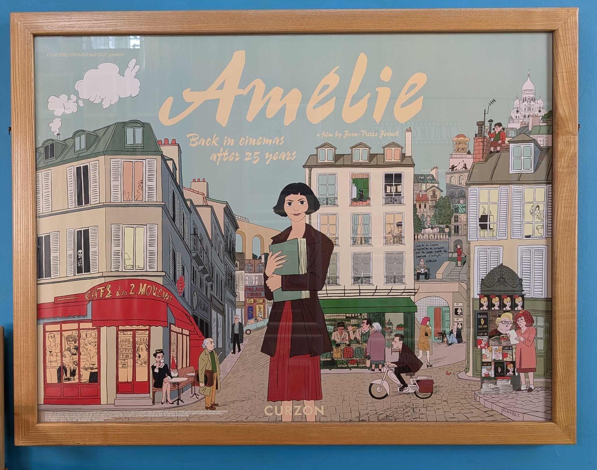 Check out the gorgeous poster for Amélie's 25th anniversary! Jean
