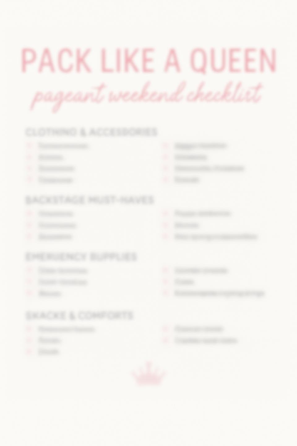 Lelah Vay - 🎀 What’s inside a queen’s pageant bag? Here’s... | Facebook
