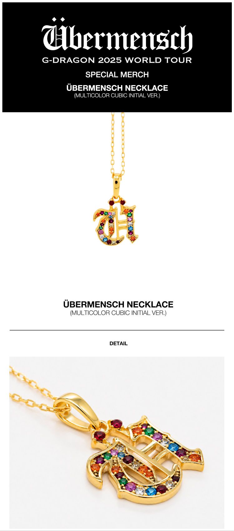 ÜBERMENSCH G-DRAGON ソウルコン限定 ネックレス At the Übermensch