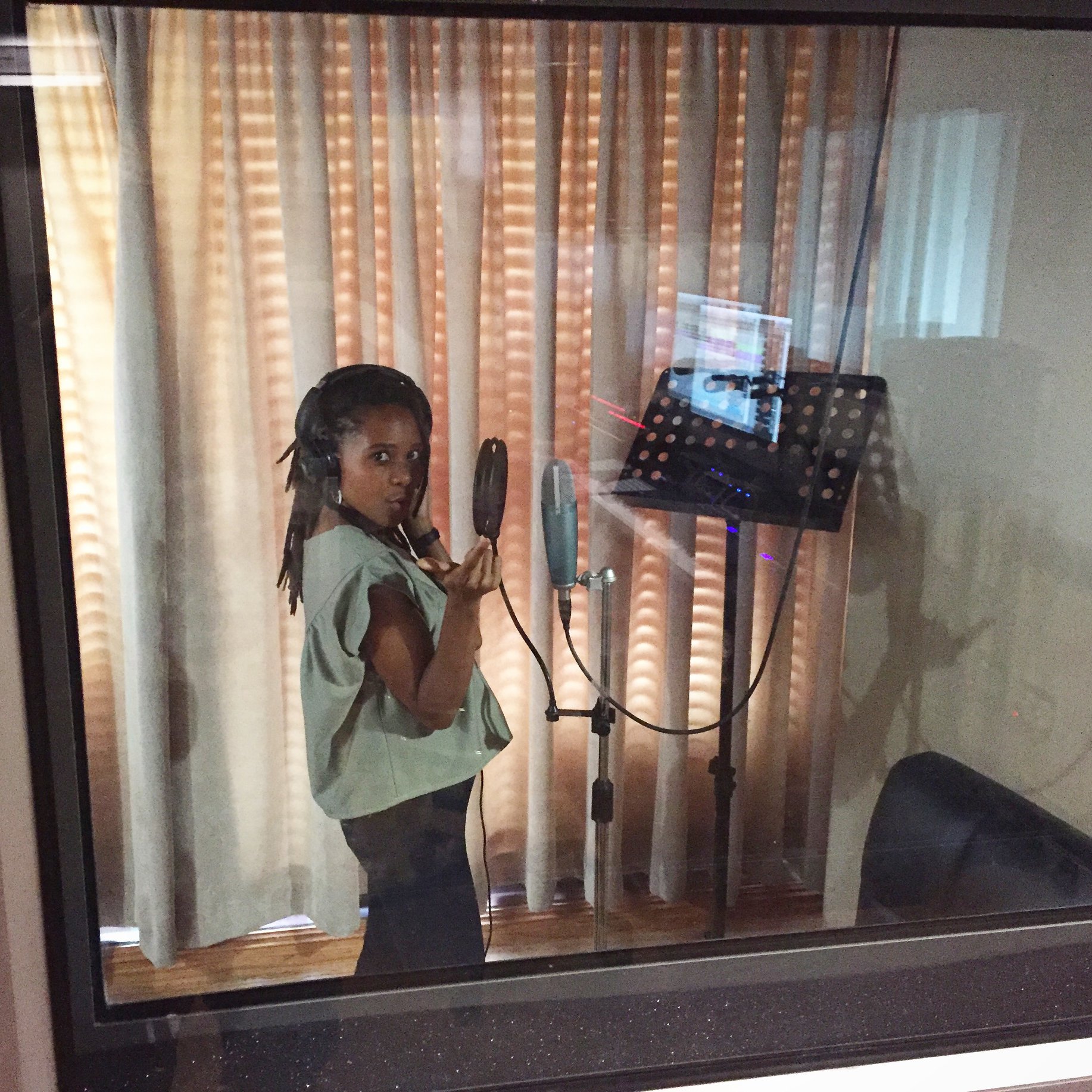 Makeeda Swan - Good times at Cosher Recording Studios with...
