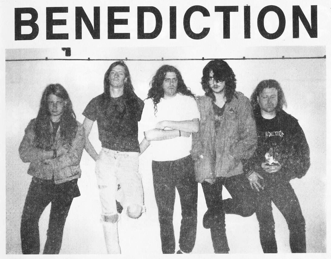 Let's have some UK Death Metal now with this old BENEDICTION pic