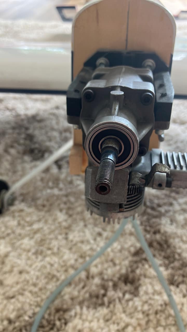 What is the nut size for Enya 60-III model 7033 engine?
