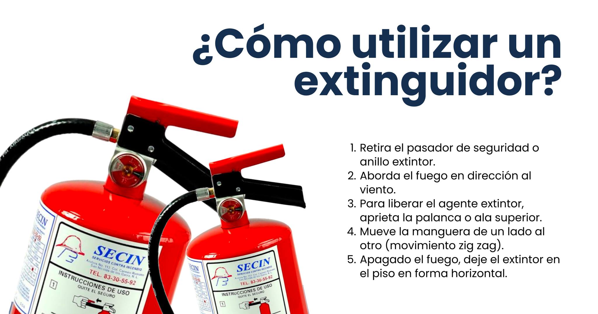 ¿Cómo utilizar un... - SECIN Servicios Contra Incendios
