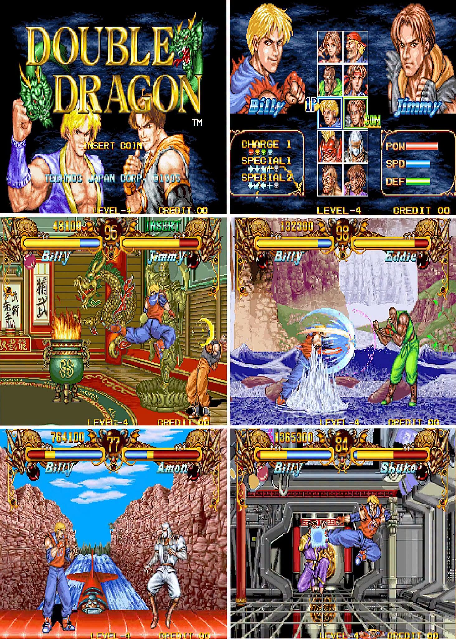 Double Dragon - Thể loại: Đối kháng (Fighting) - Hệ máy: Arcade