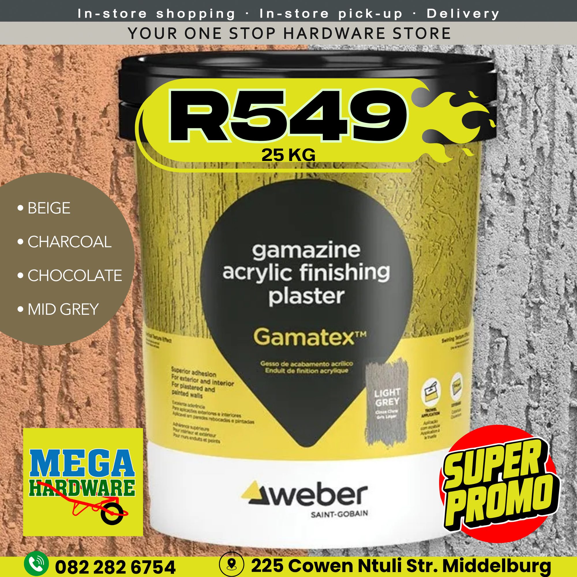 MEGA - 🎨 SUPER PROMO on Weber Gamatex! 🛠️ Transform your walls with the ...
