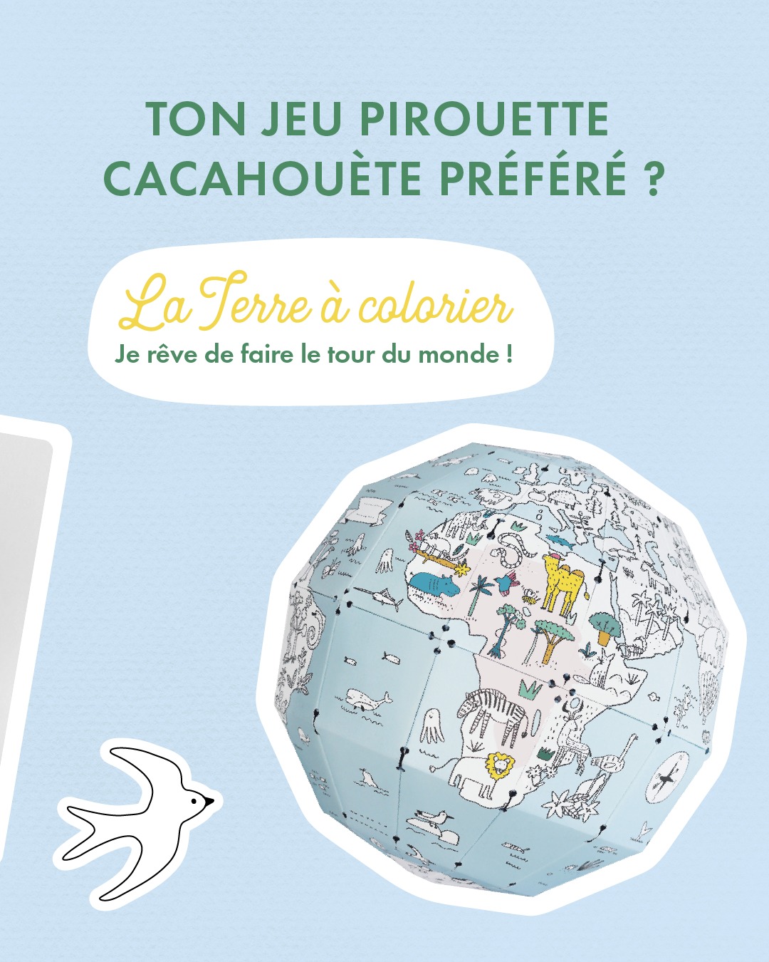 Poster Géant à Colorier – Océans – 100 X 70 Cm – Pirouette Cacahouète – Papier FSC – Fabriqué En France