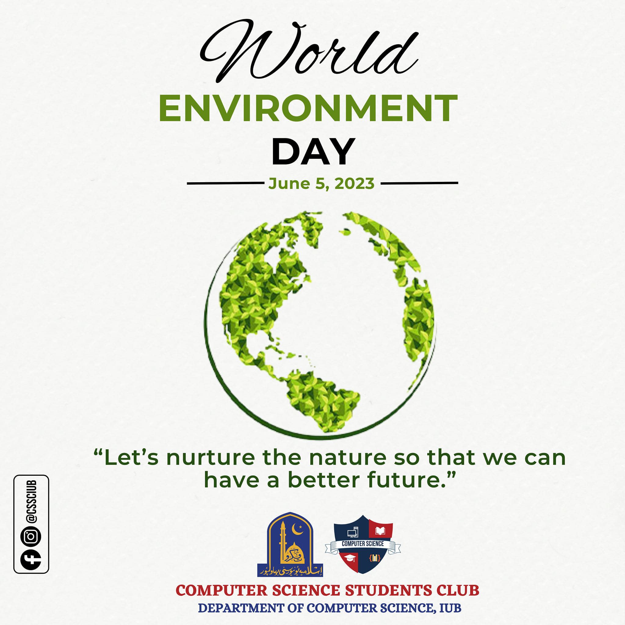 World Environment... - Computer Science Students Club, IUB