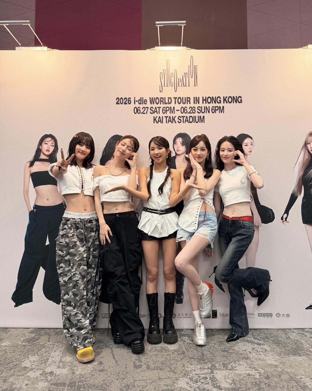 📸] 260628 @ 2026 i-dle WORLD TOUR [Syncopation] IN HONG KONG DAY
