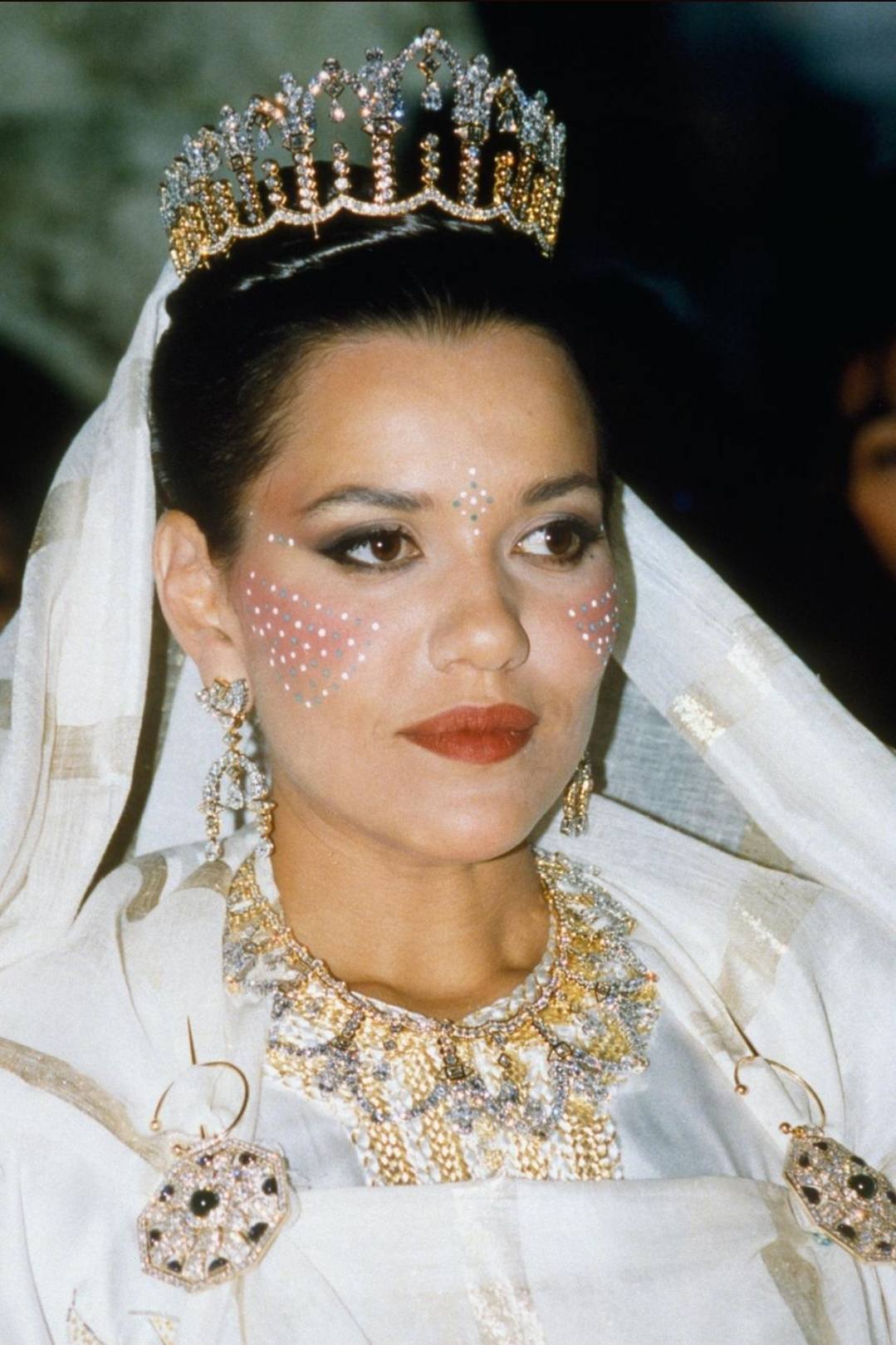 Tiara da sposa imperatrice con cristalli di zirconia cubica
