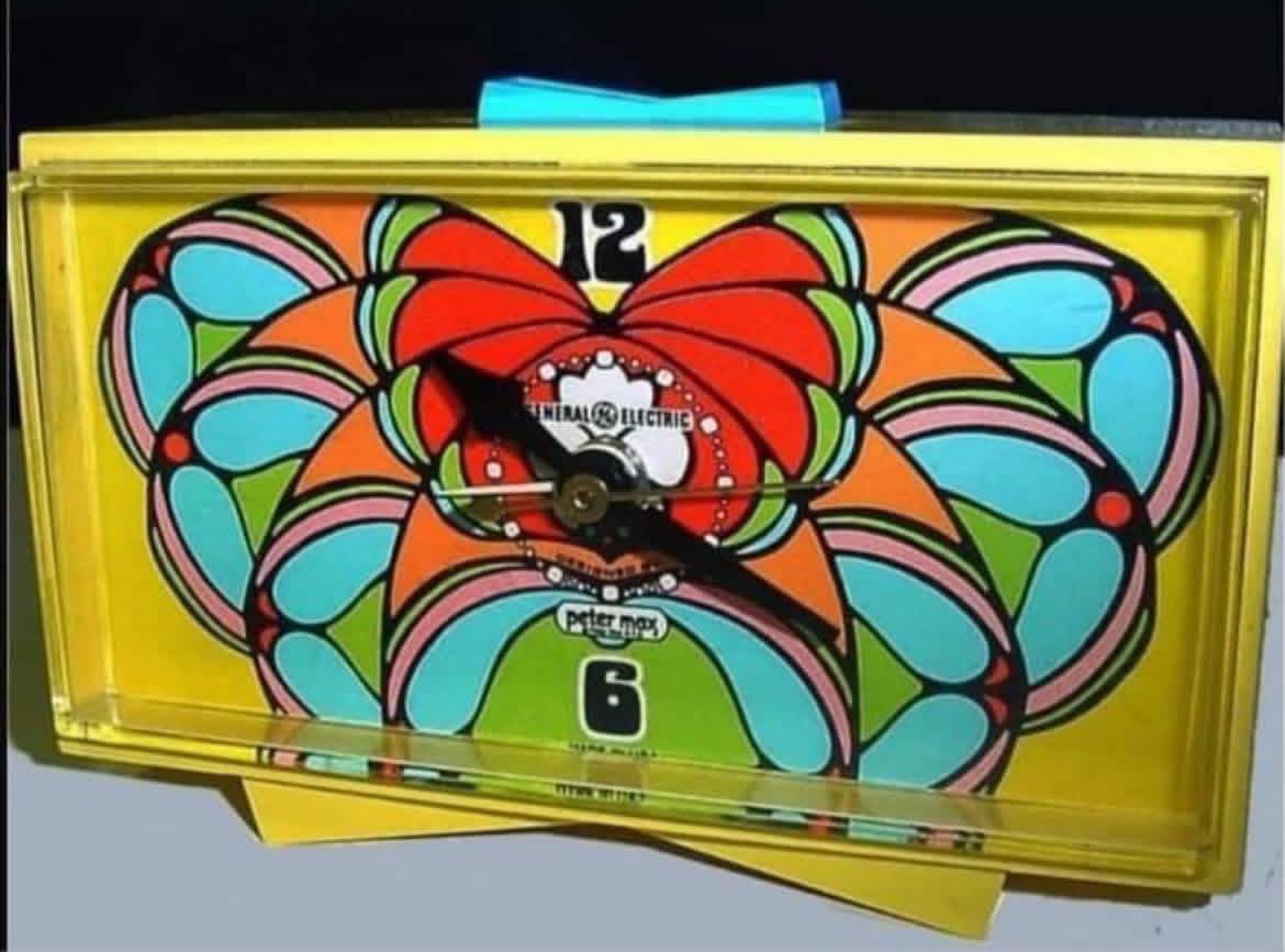 Peter Max General Electric clock