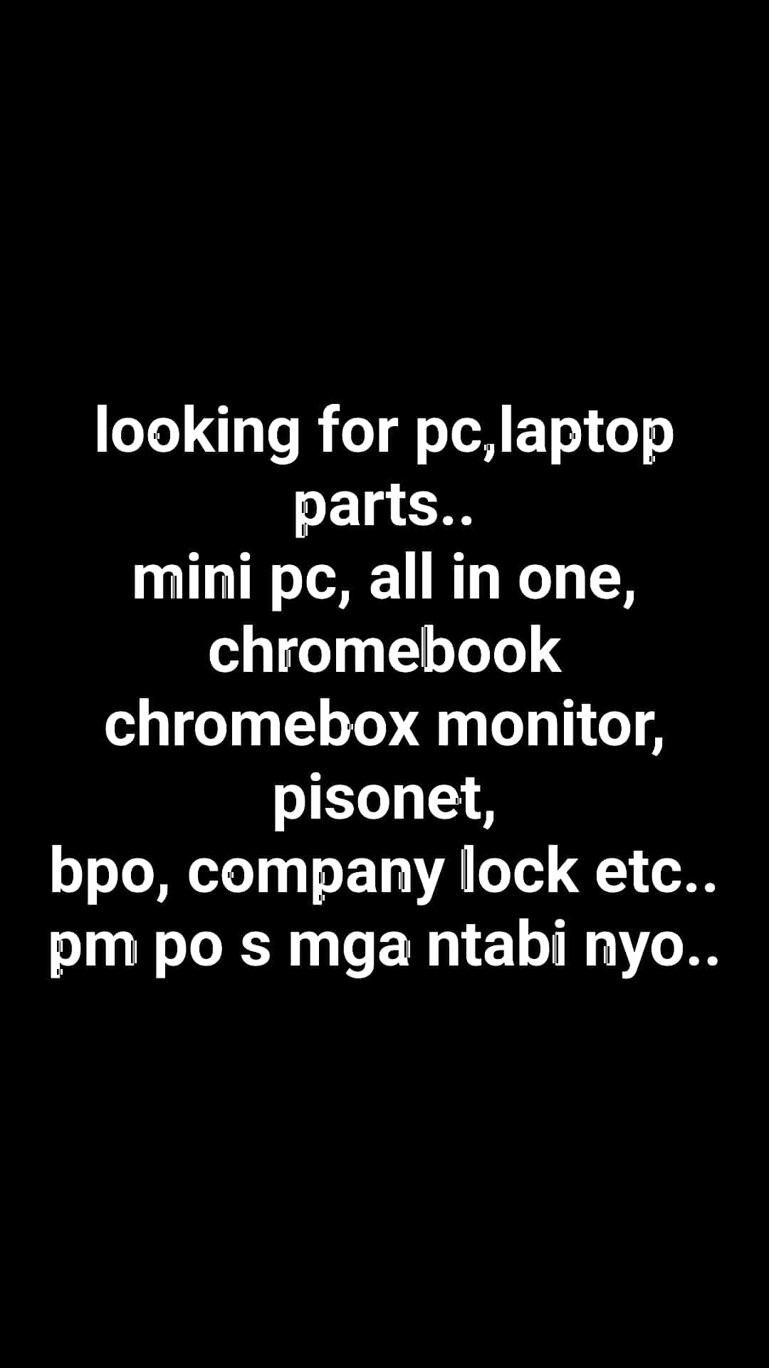 bumibili ng sirang CPU COMPUTER | looking for pc,laptop parts. | Facebook