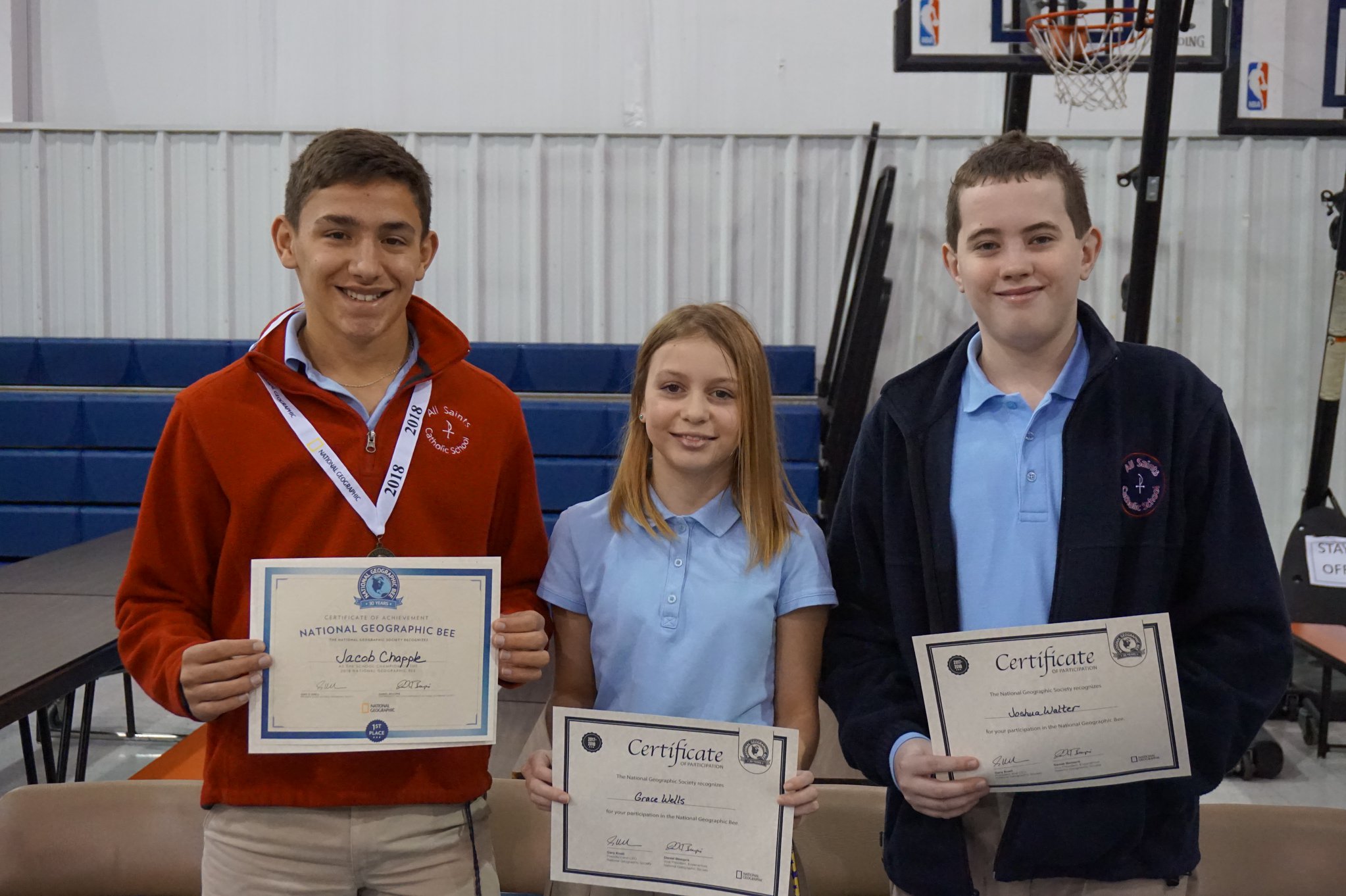 Congratulations to 8th grader... - All Saints Catholic School