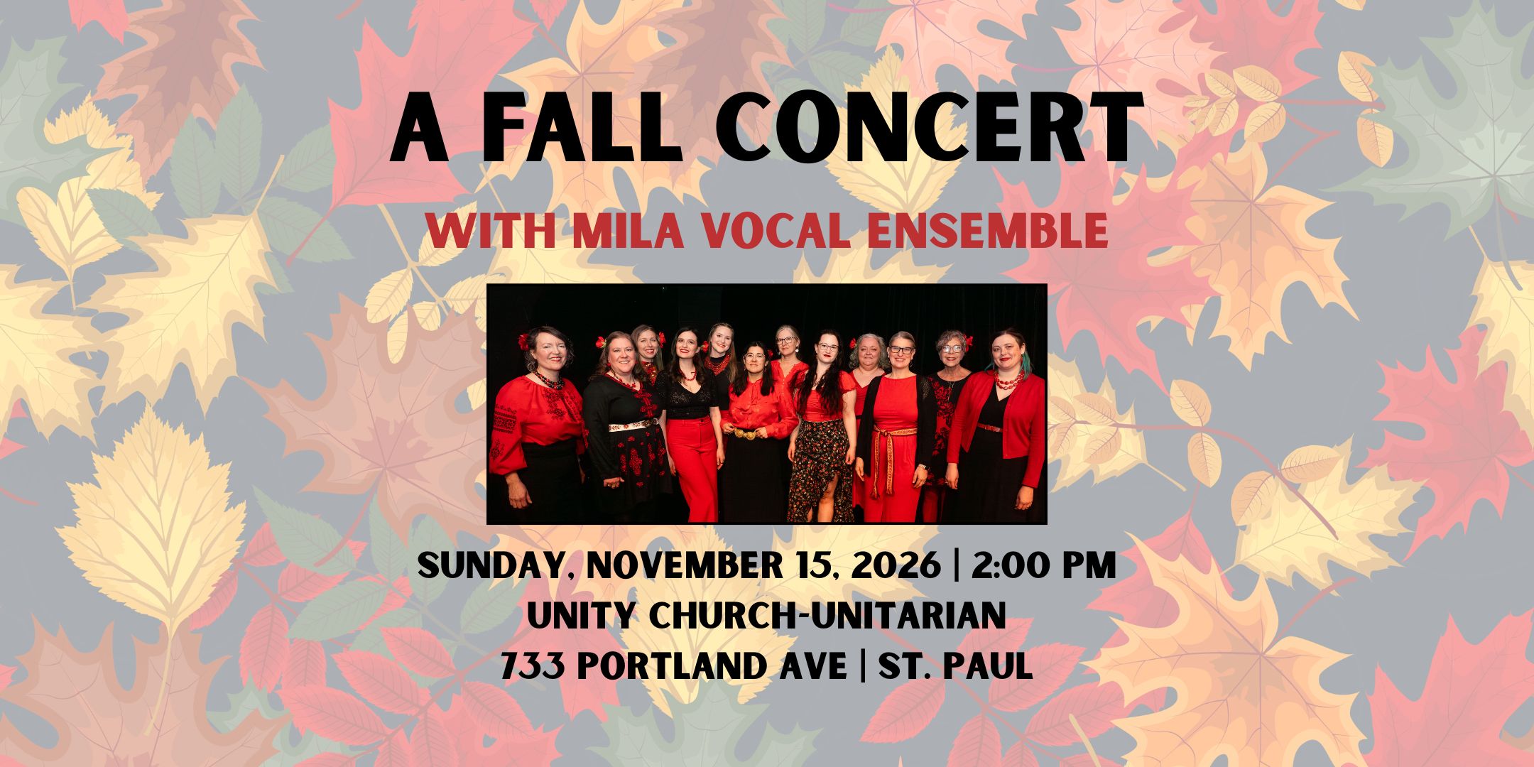 A Fall Concert with Mila Vocal Ensemble