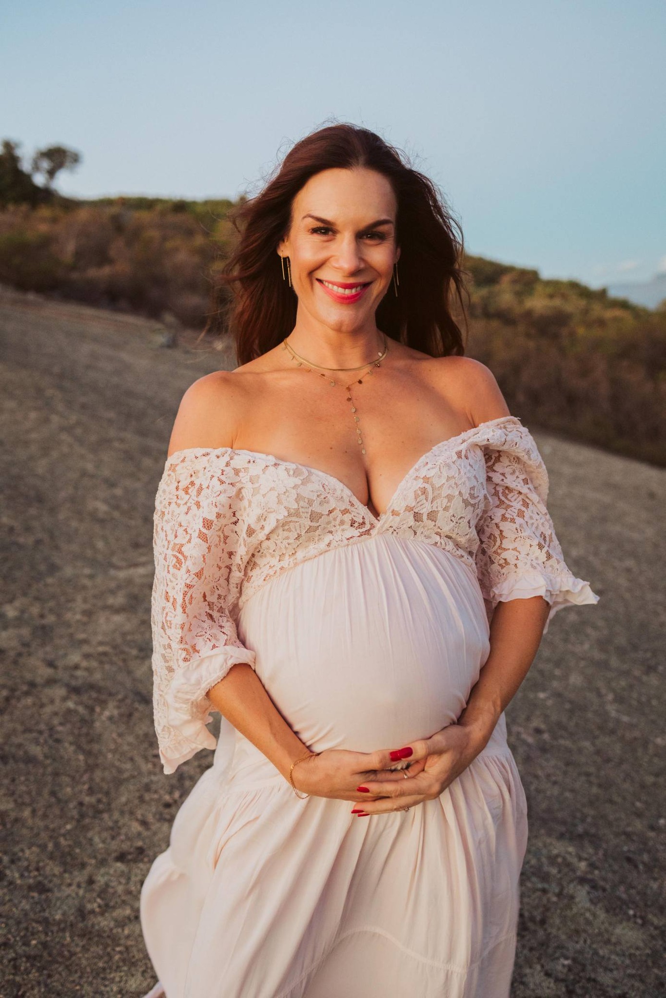 René – Maternity Shoot 🌿 Real boho vibes! Our boho dress looked absolutely stunning on her 🤍 📸 Capturing Joy Photography