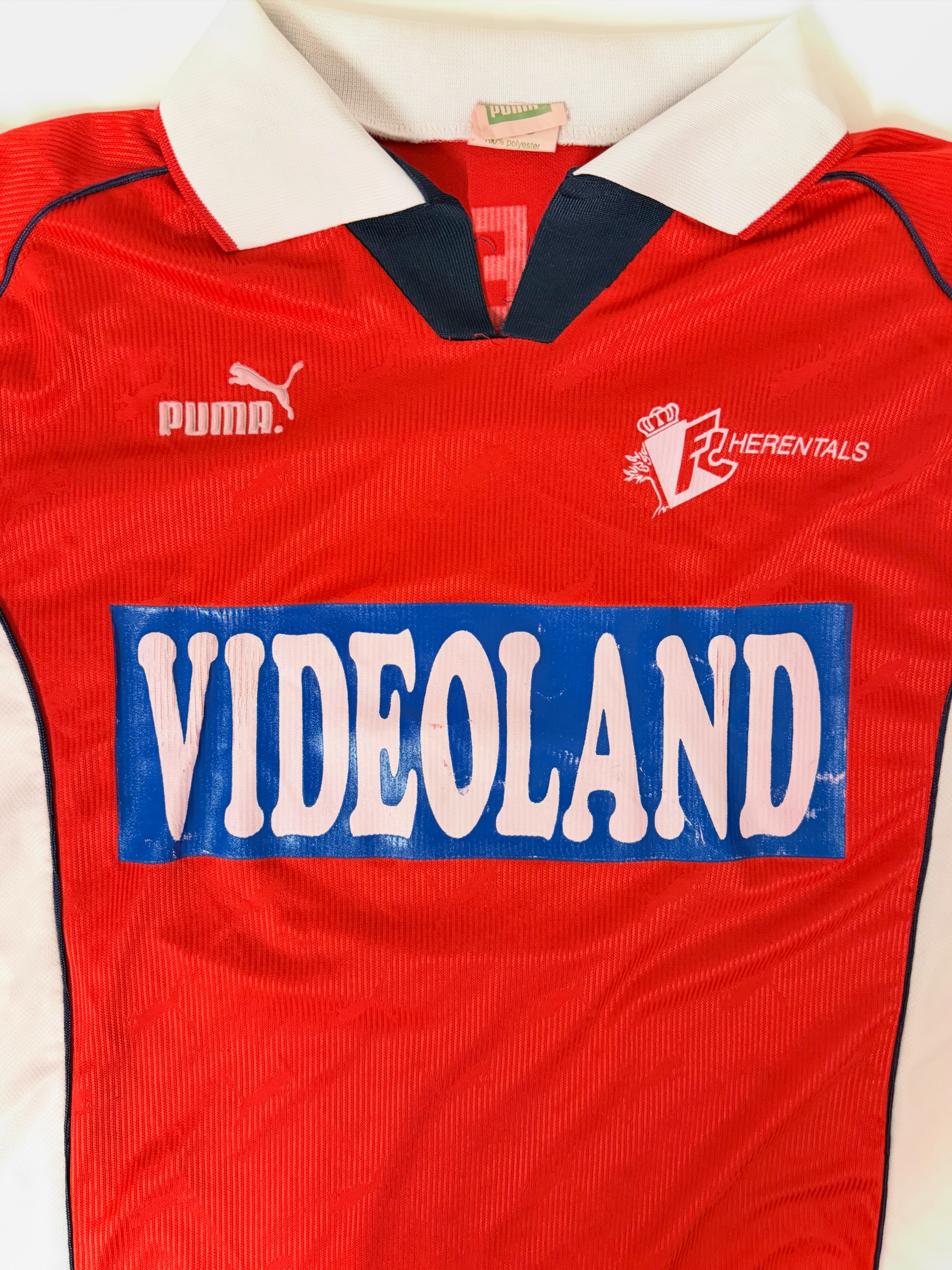 KFC Herentals 1998-99 Home shirt by Puma 🐅 The final season for