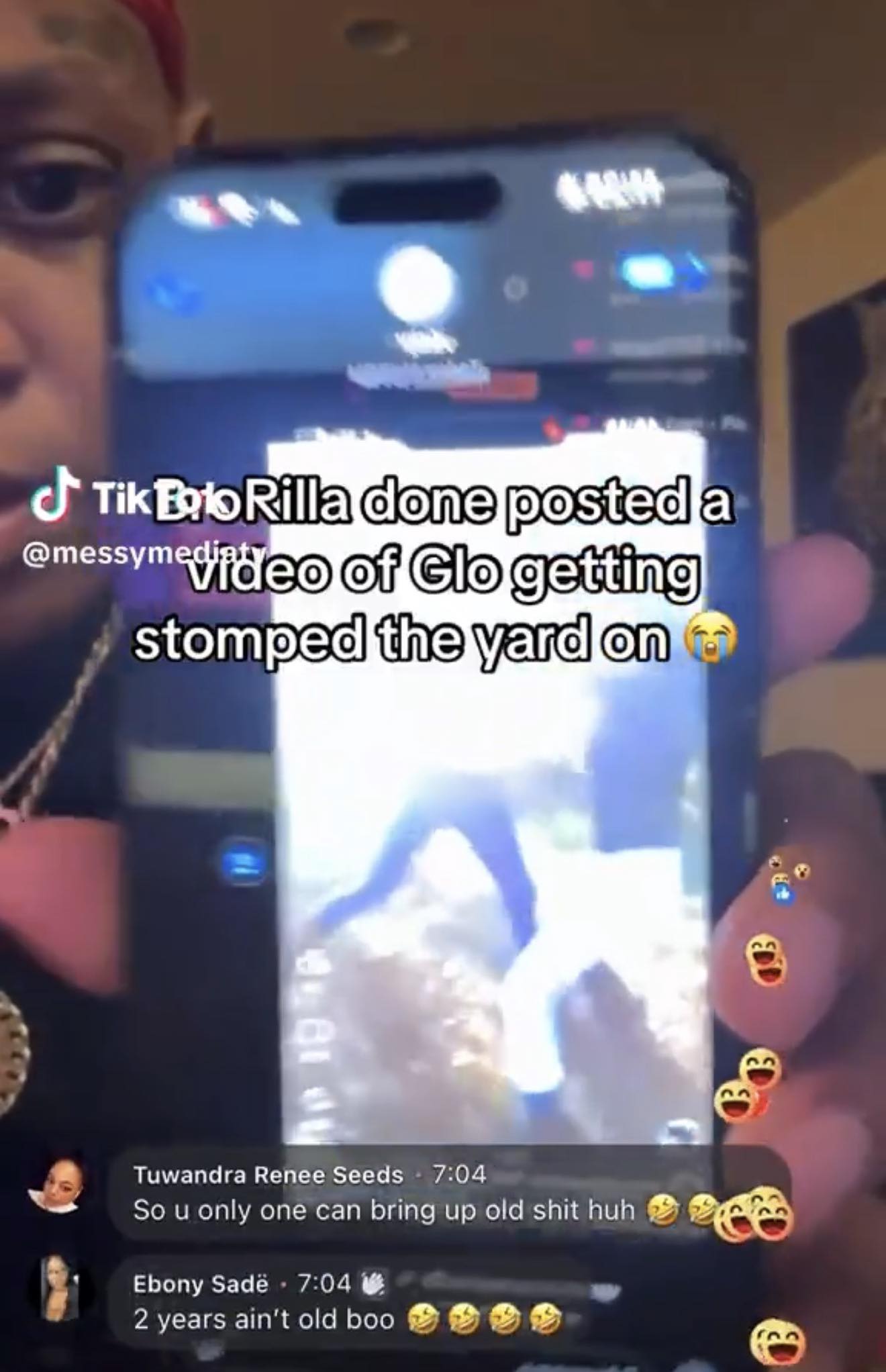 Ekid - StudRilla went live and showed an old video of her sister ...