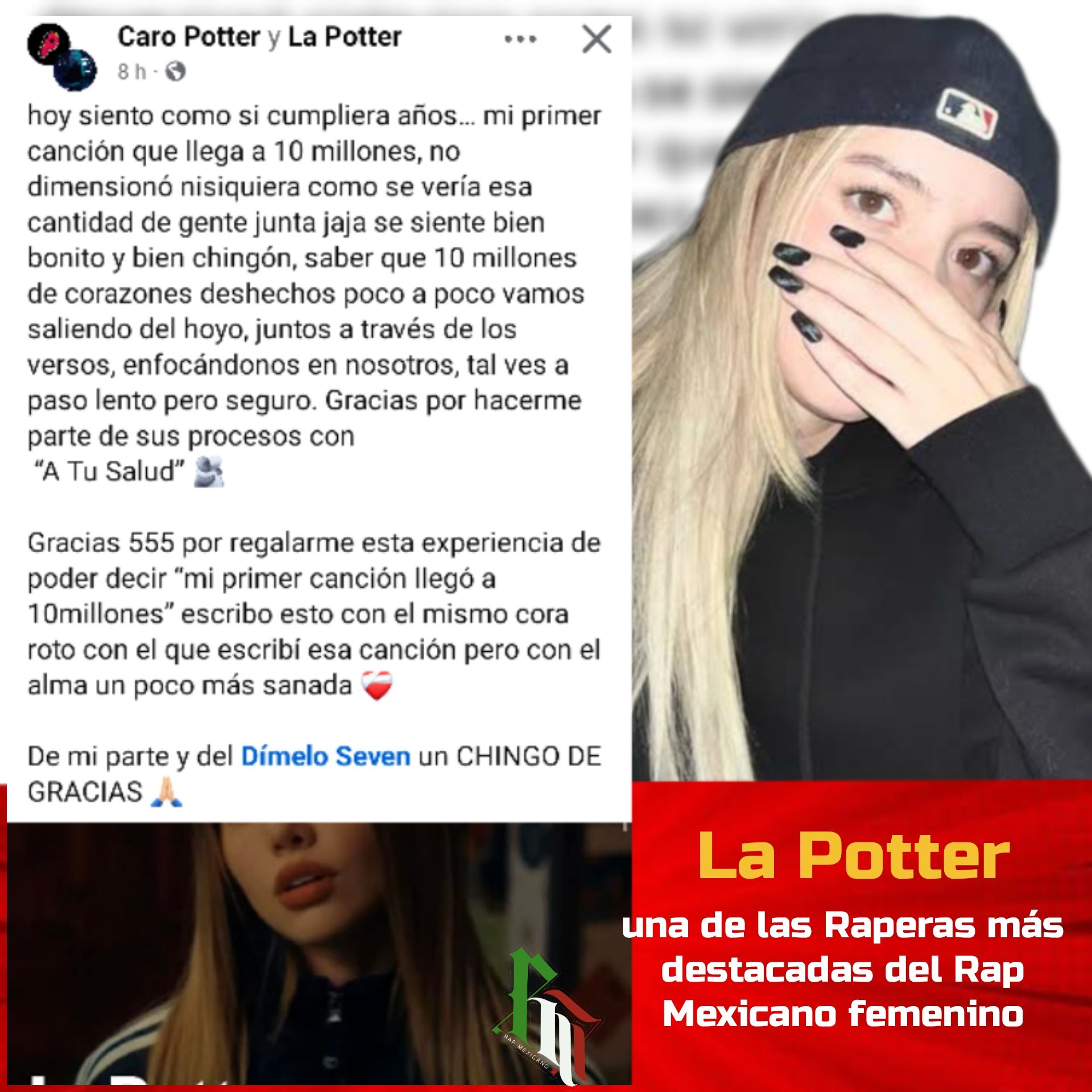 RAP - La Potter una de las Raperas más destacadas del 2026🔥🇲🇽💪🏻 # ...