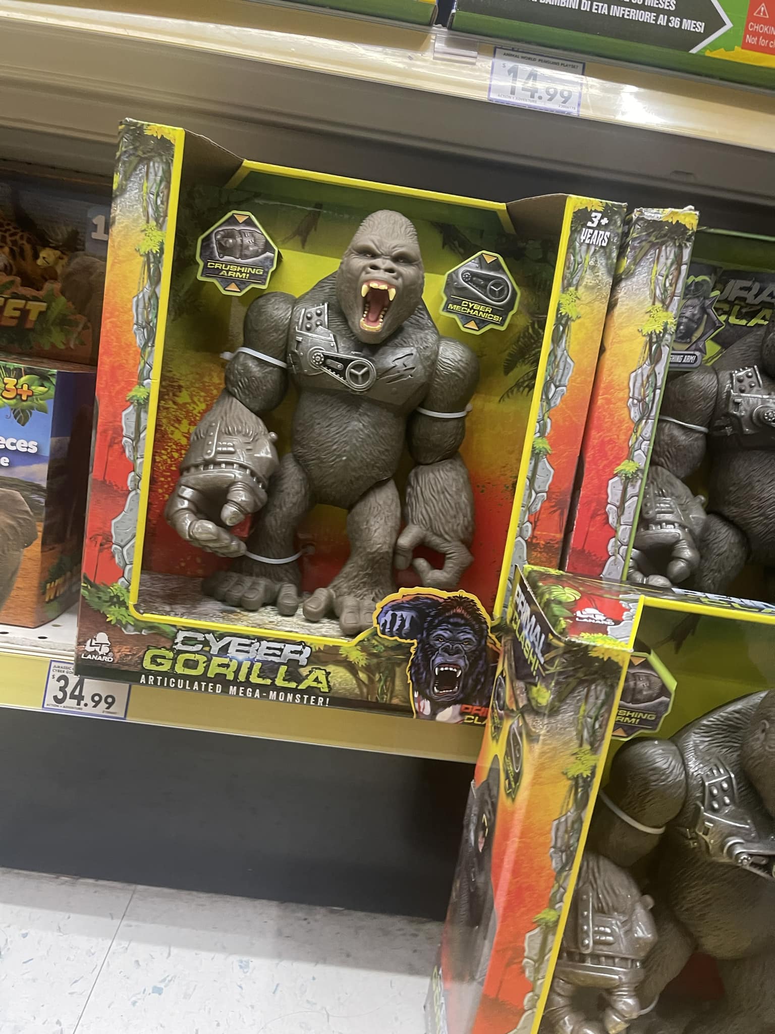 COMING SOON!!! CY-GOR (cybernetic gorilla) TODD