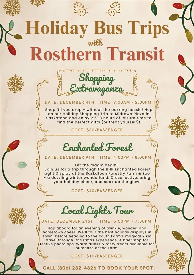 Rosthern Community Board/Events | Facebook