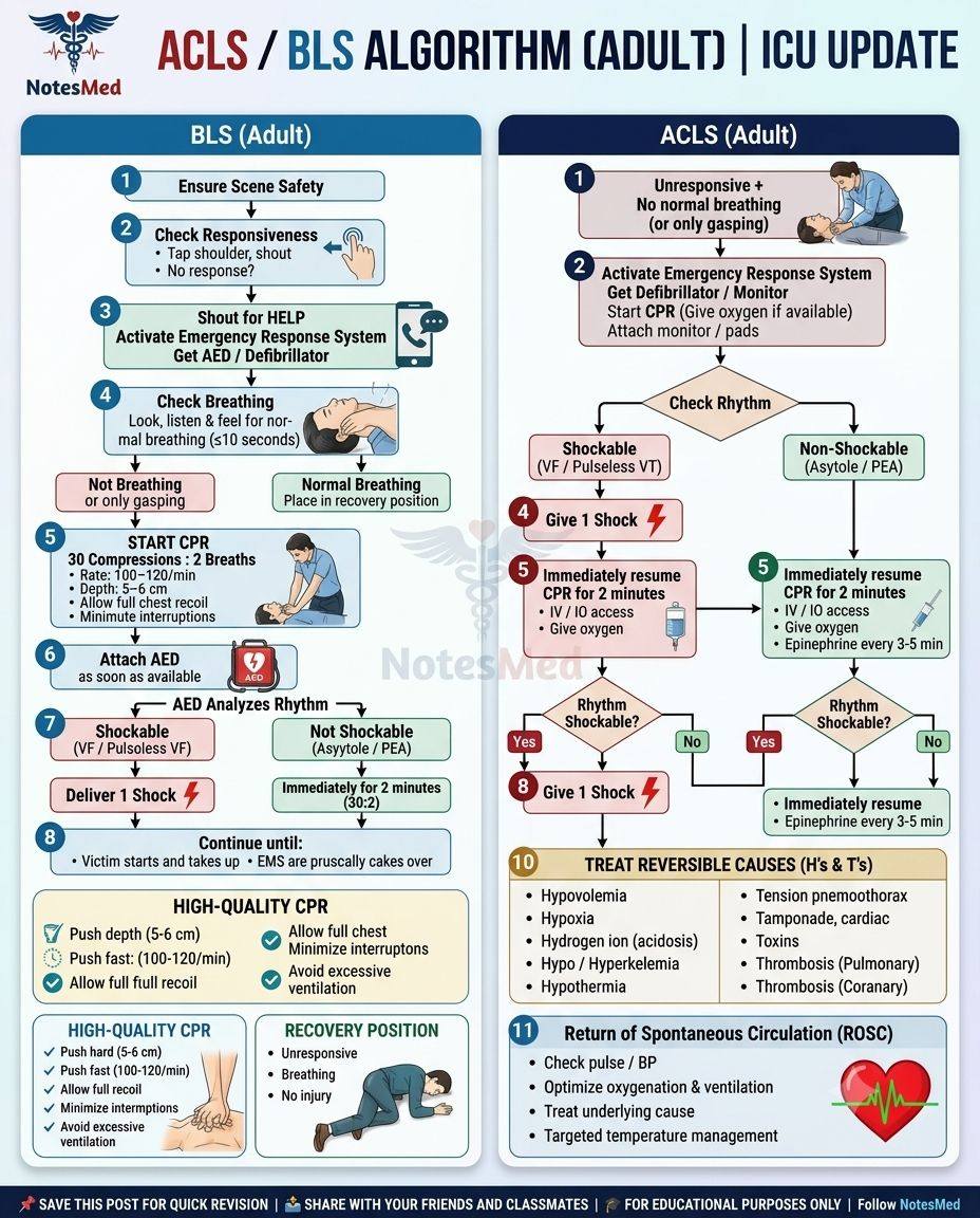 BLS & ACLS 流程圖 2020 COVID-19 by AHA