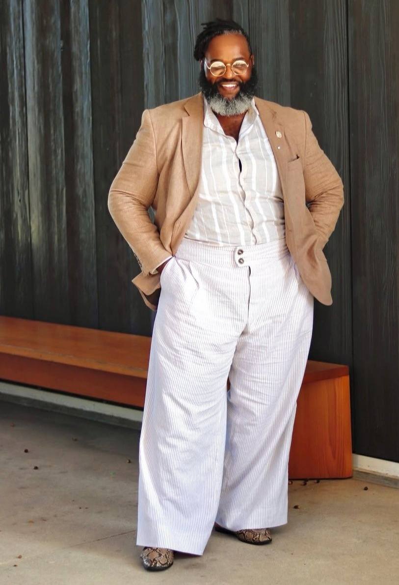 formal dress for fat guys I love to see Big with Confidence and Style. #michaelanthony #mensfashion StyleNumber:DRE004-QFL-TW
