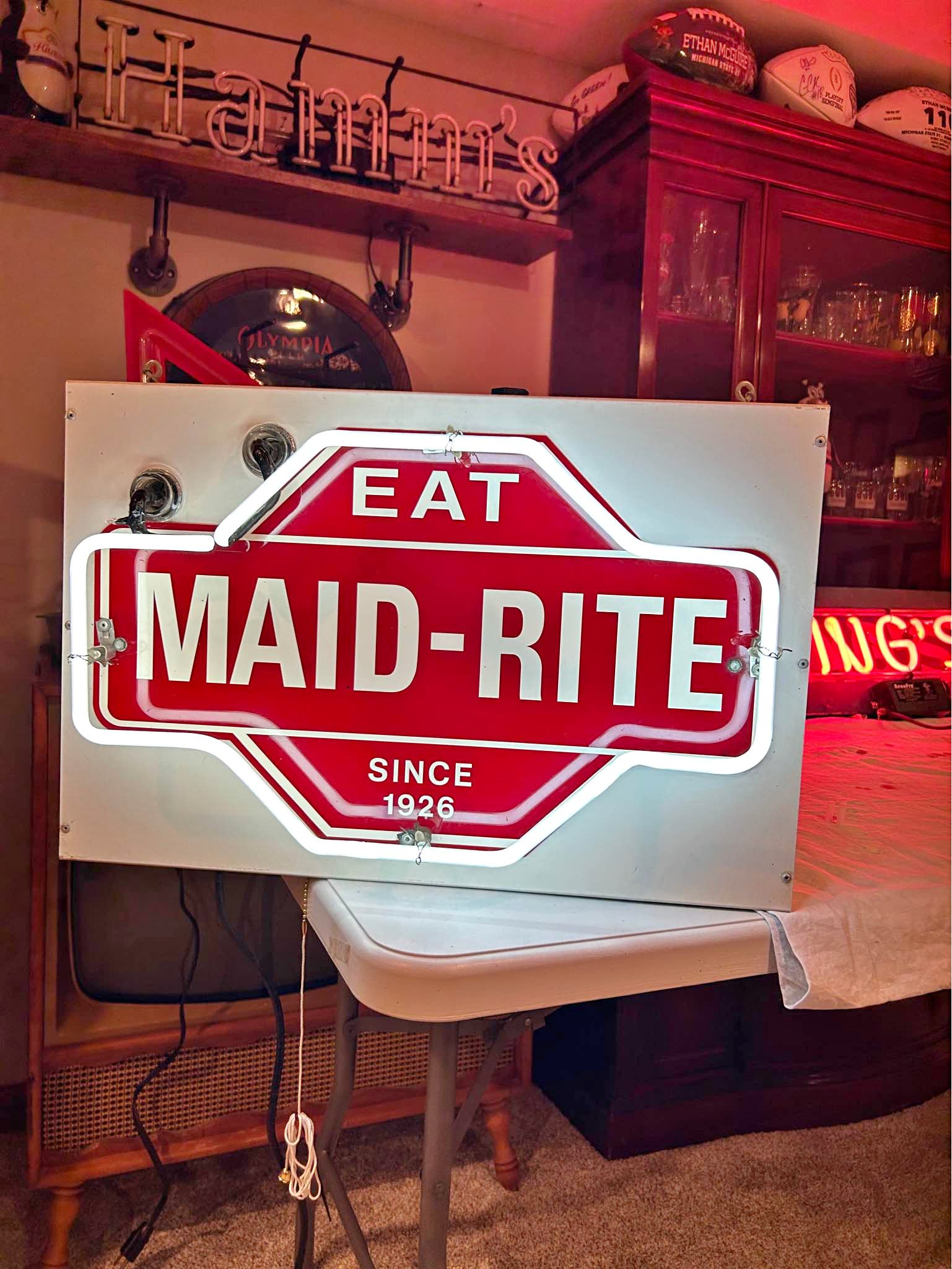 Vintage Maid Rite Neon sign - Plaques & Signs - Moline, Illinois ...