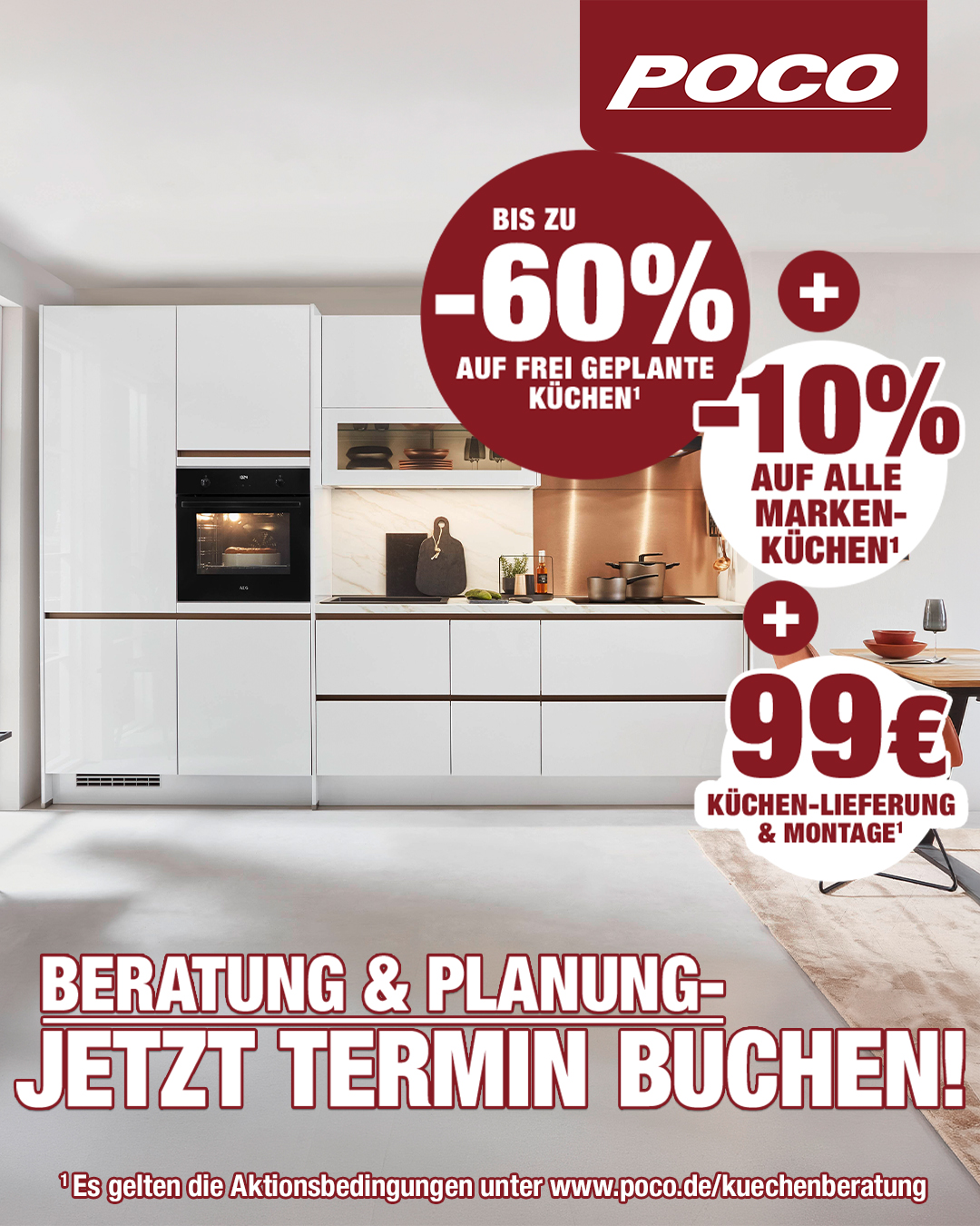 ✨ KÜCHENAKTION – jetzt wird's richtig gut! Deine Traumküche wartet! 🏡💛 Profitiere jetzt von unserer starken Küchenaktion und sichere Dir Deine neue Küche zu attraktiven Konditionen. 🔥 Moderne Desig