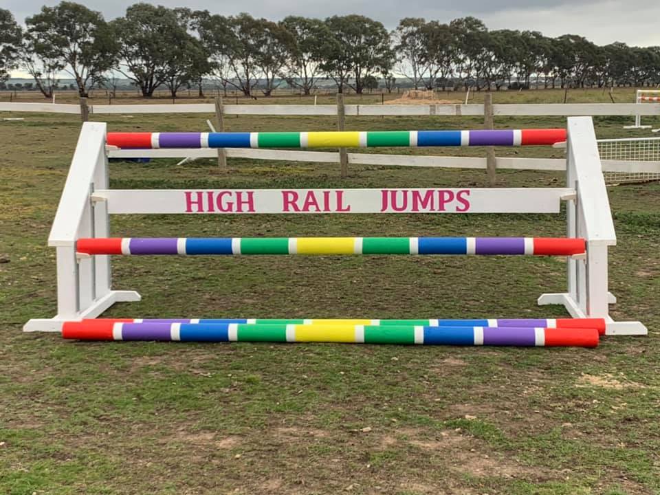High-Rail Jumps - We are now making personal dazzle boards...
