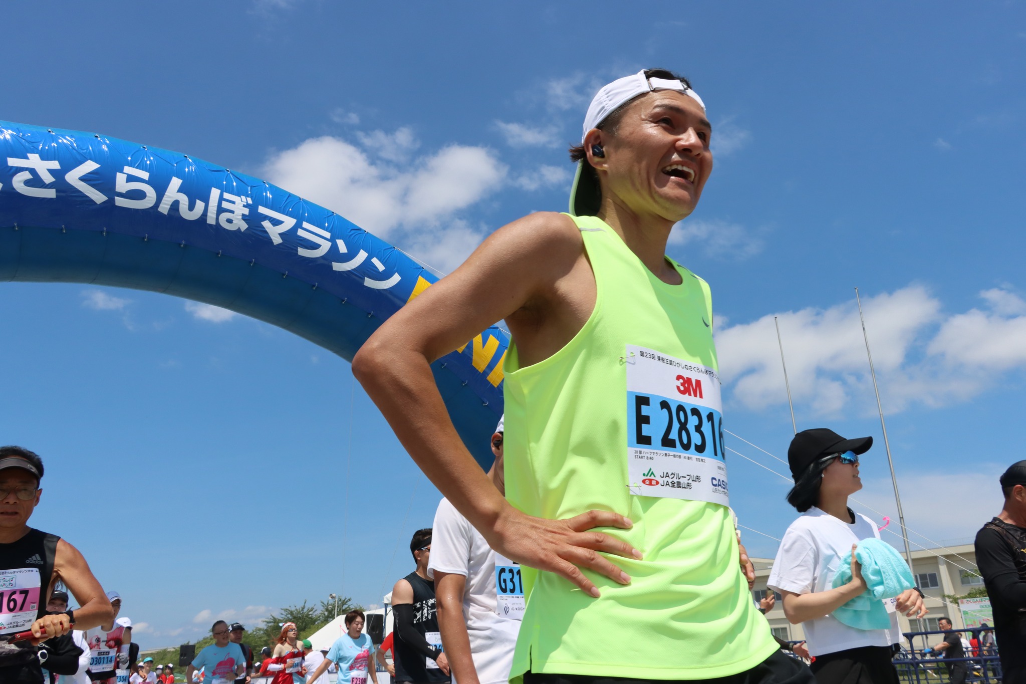 こんにちは、ひがしねさくらんぼマラソン大会事務局です。引き続き多く