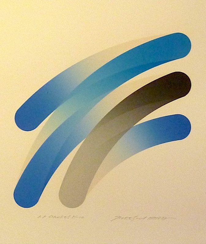 An Artist's Proof (A.P.) of 'Strokes 81-10', a lithograph self