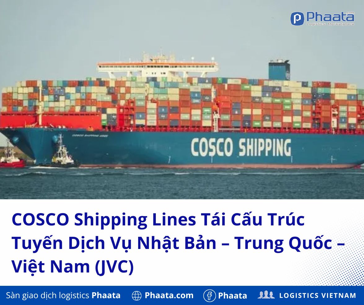 Phaata - COSCO Shipping Lines vừa công bố kế hoạch điều chỉnh chiến ...