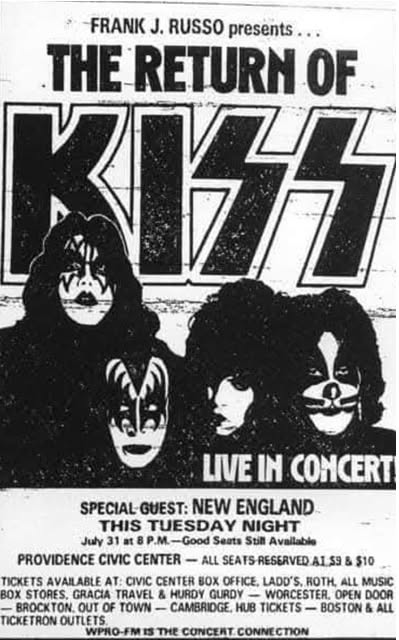 KISS Dynasty Tour 1979 ツアープログラム 公式ツアーブック On this day in #KISSTORY - July 31, 1979 - The Dynasty Tour rocked