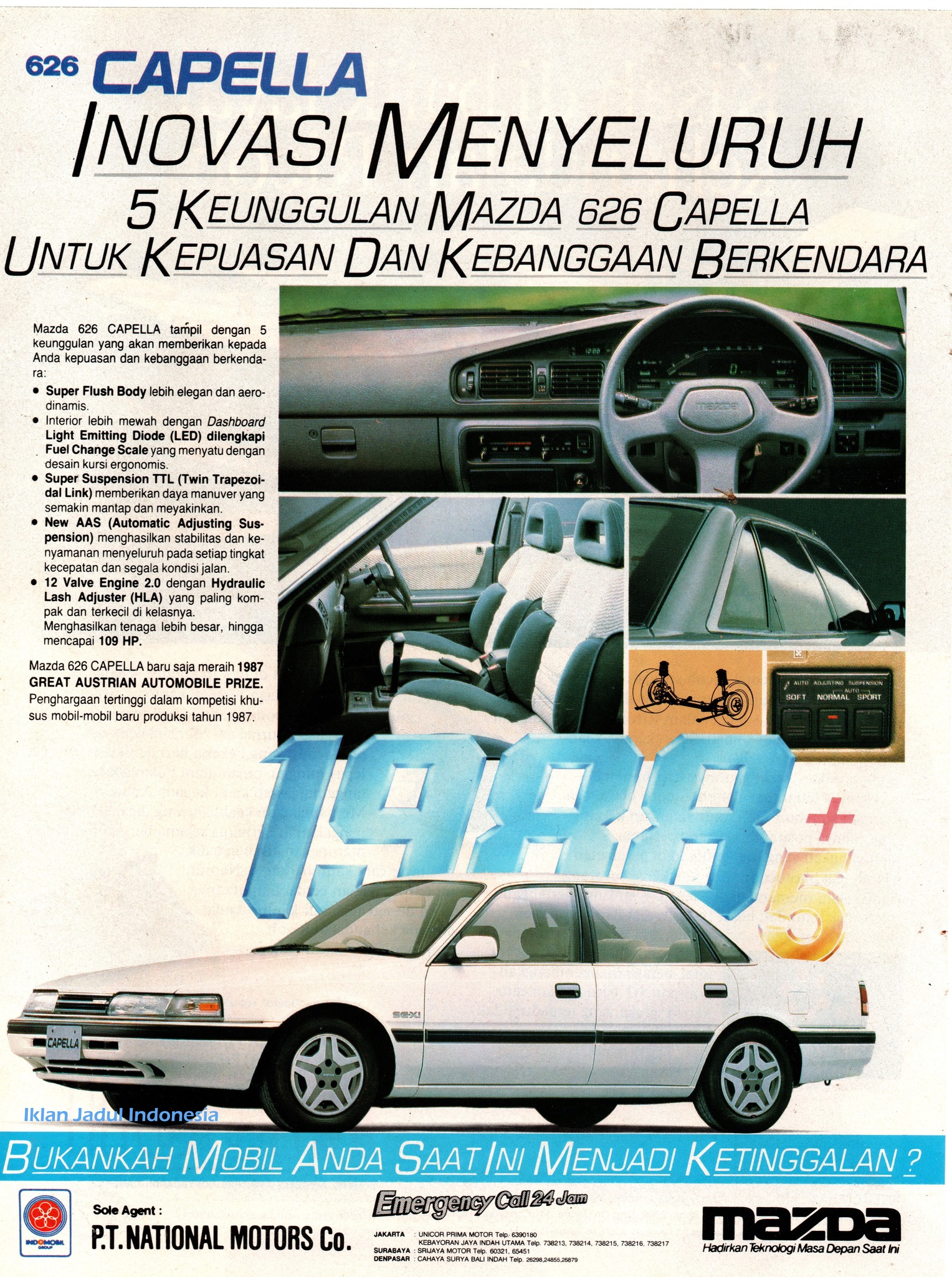 Mazda Capella C2 4WS car information